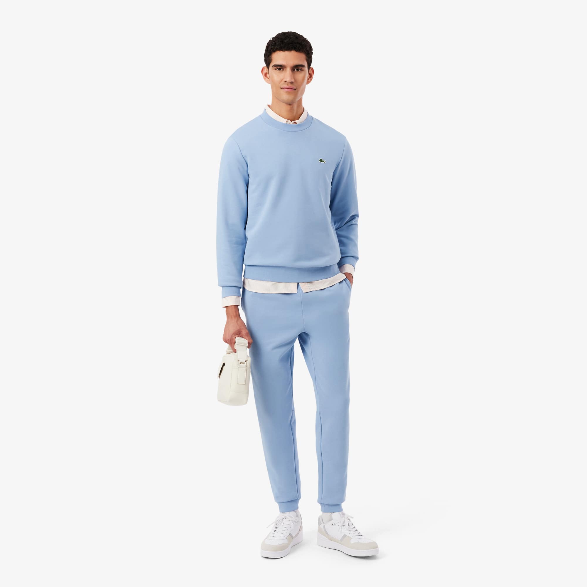 Men's Tapered Leg Sweatpants - Light Blue