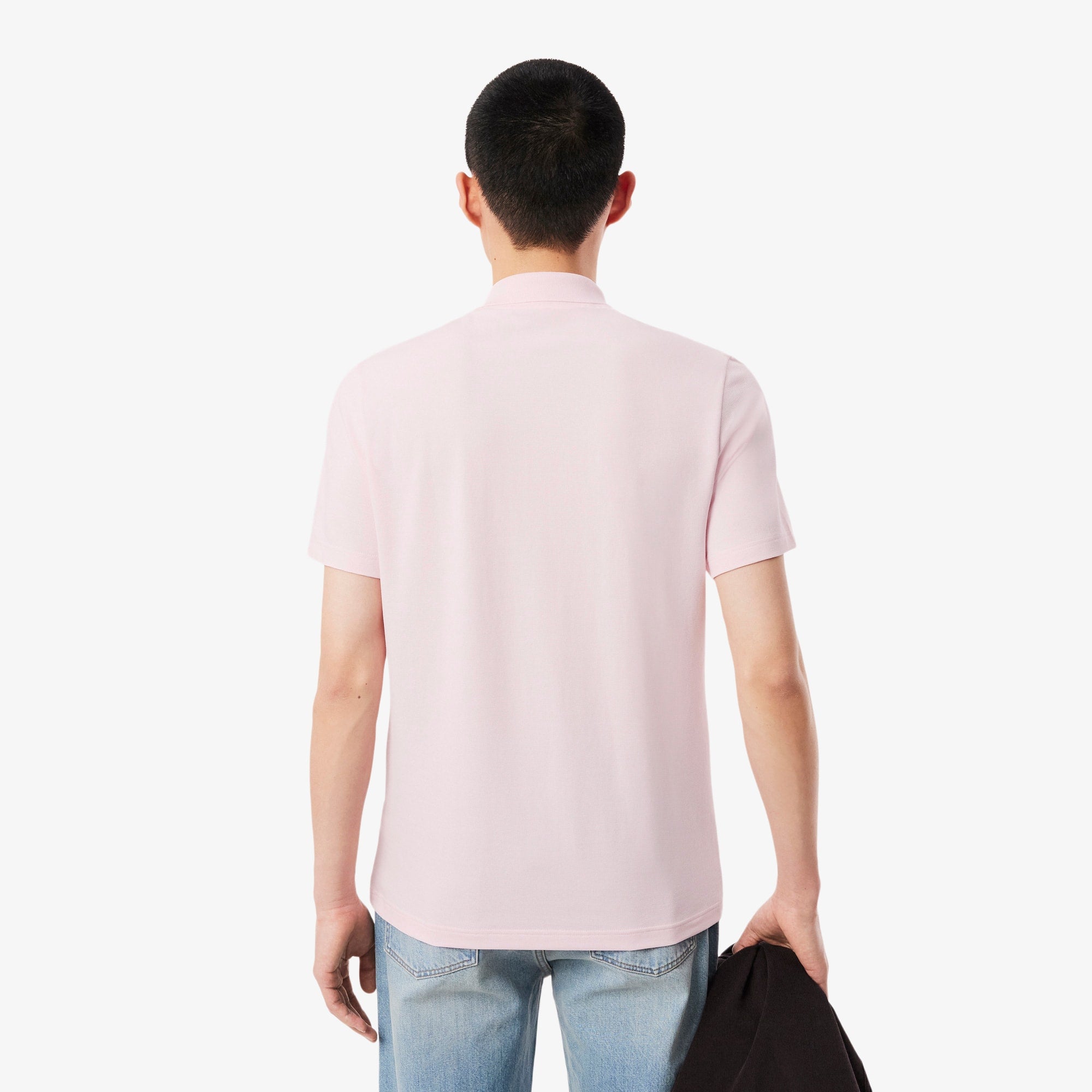 Men's Regular Fit Cotton Blend Polo - Light Pink