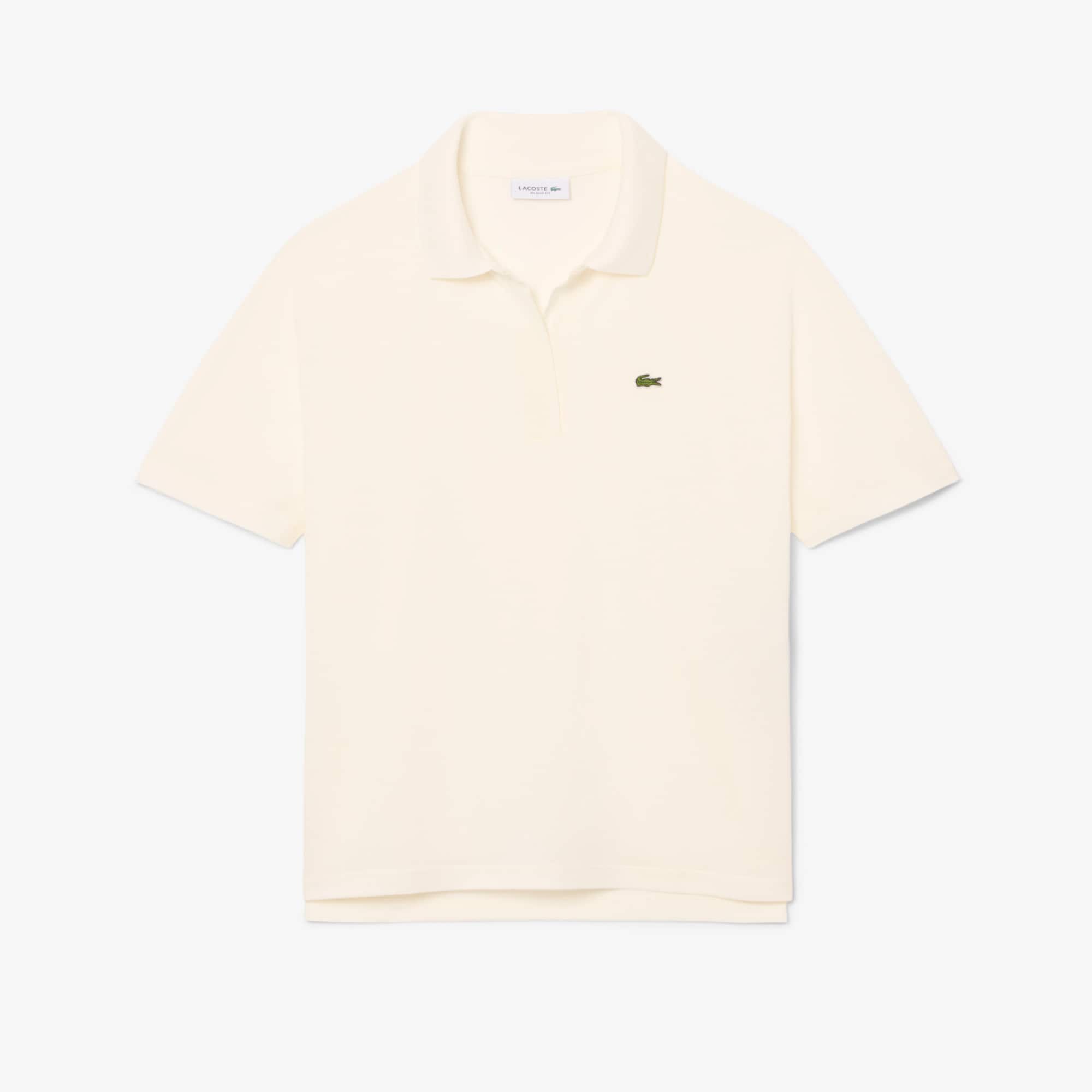 Women's Relaxed Fit Piqué Polo - White