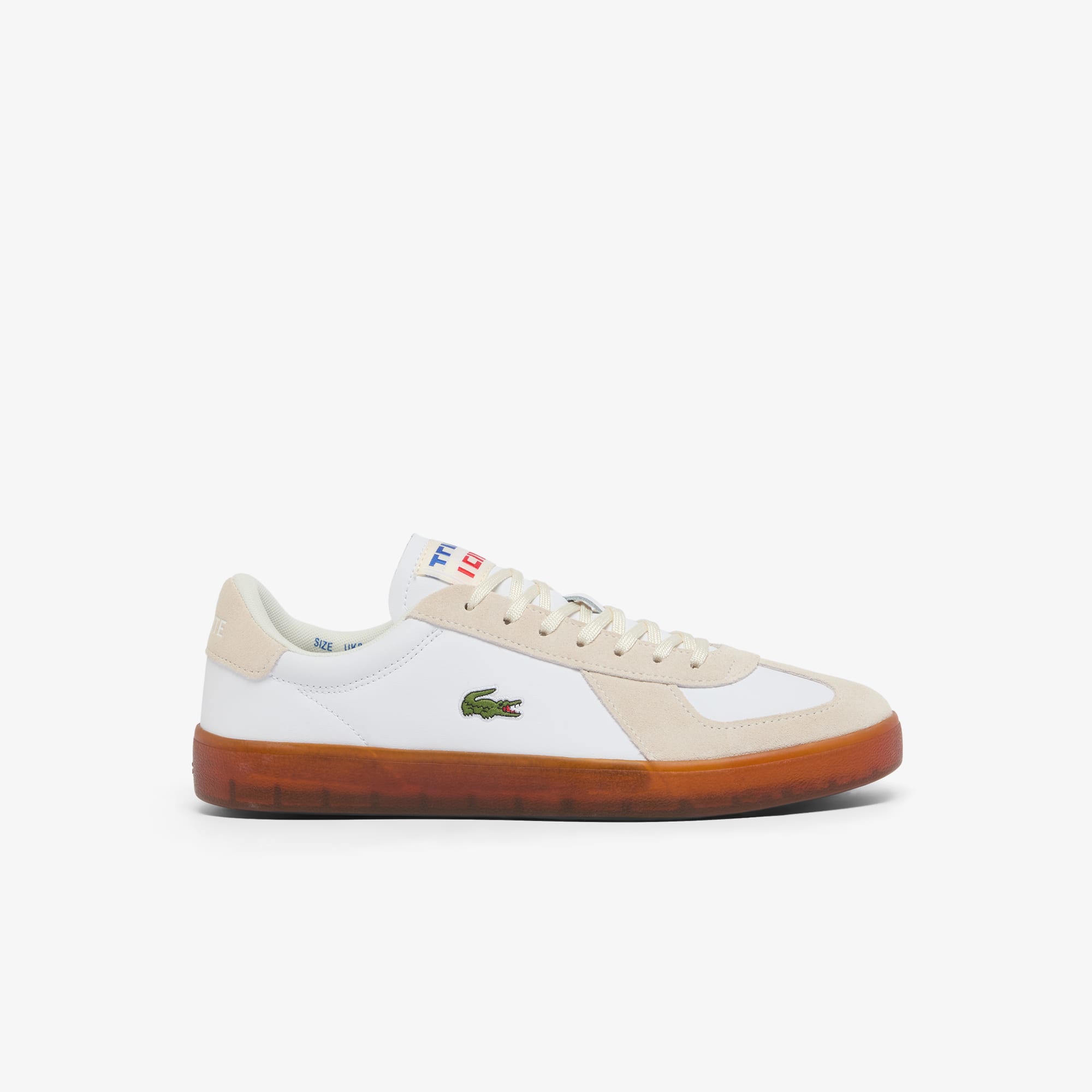 Men's Baseshot Pro Leather Sneakers - WHT/GUM
