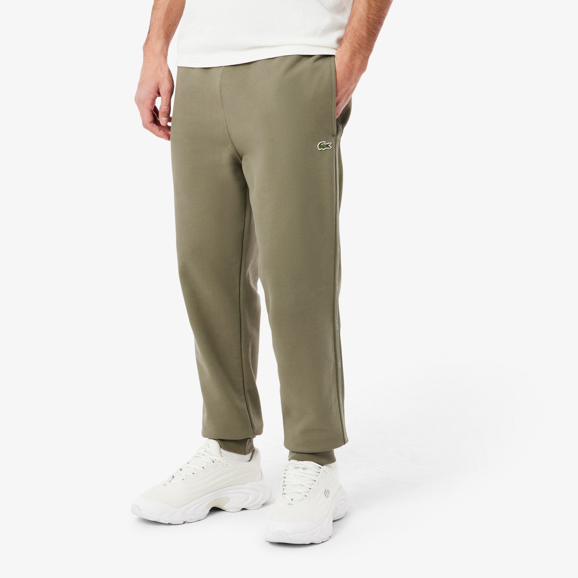 Logo Stripe Tracksuit pants - Khaki Green