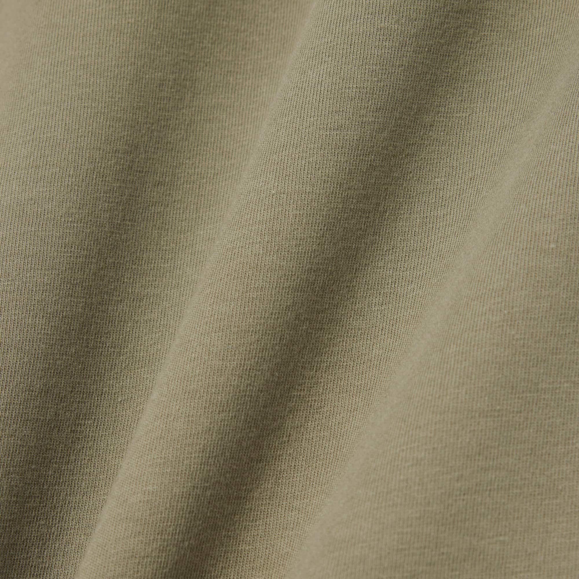 Branded Stripe Band T-Shirt - Khaki Green