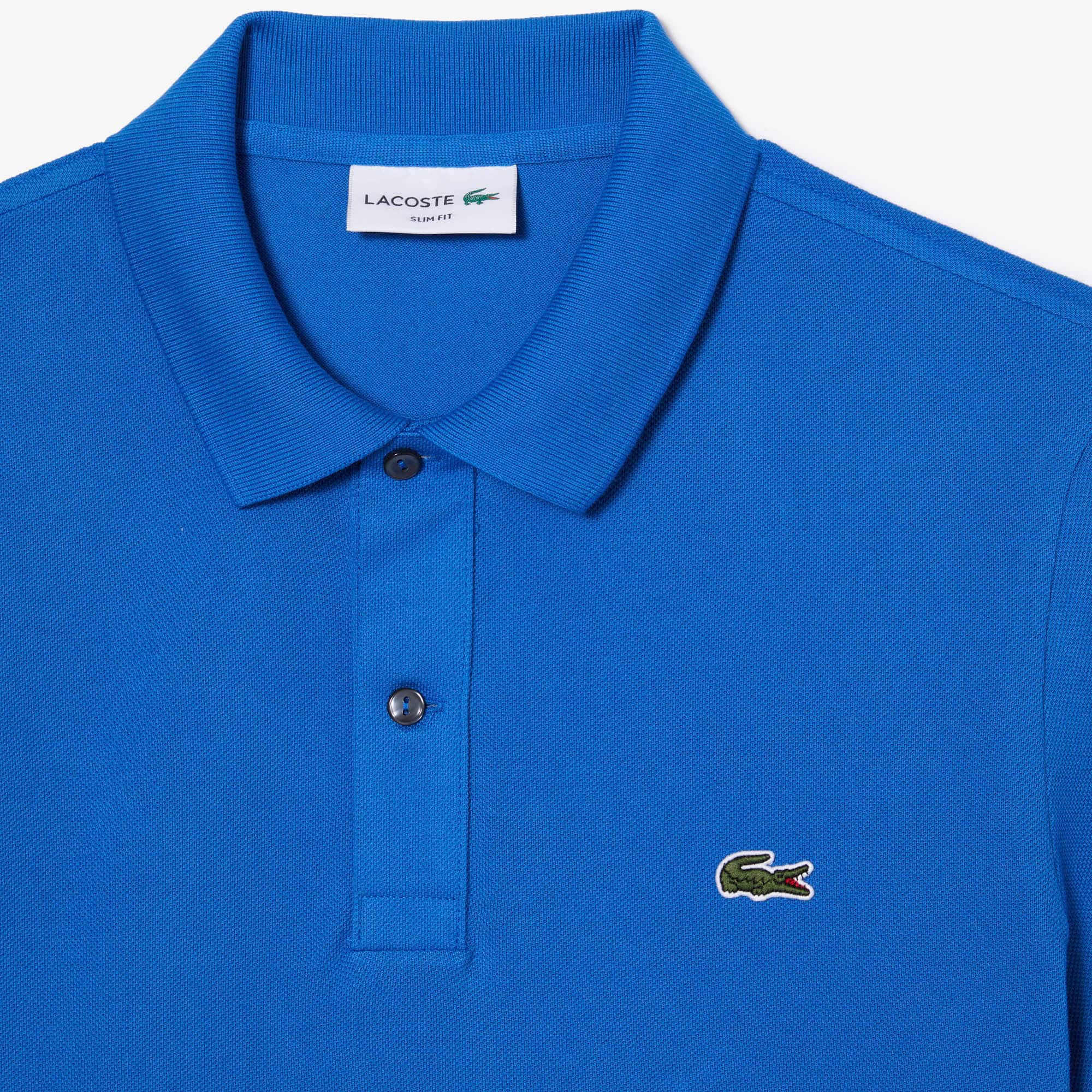 Men's Slim Fit Piqué Polo - Kingdom Blue