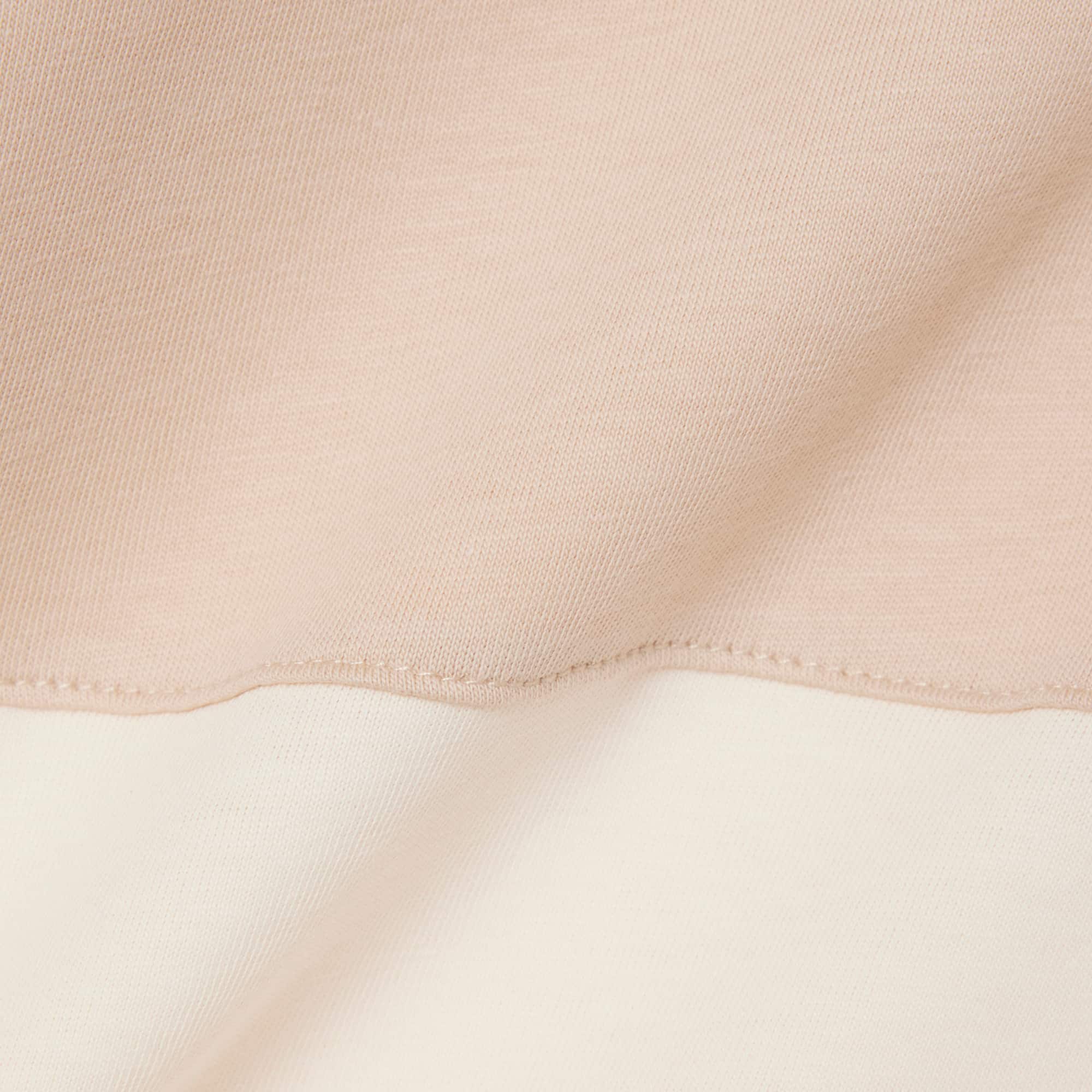 Colorblock Cotton T-Shirt - Beige