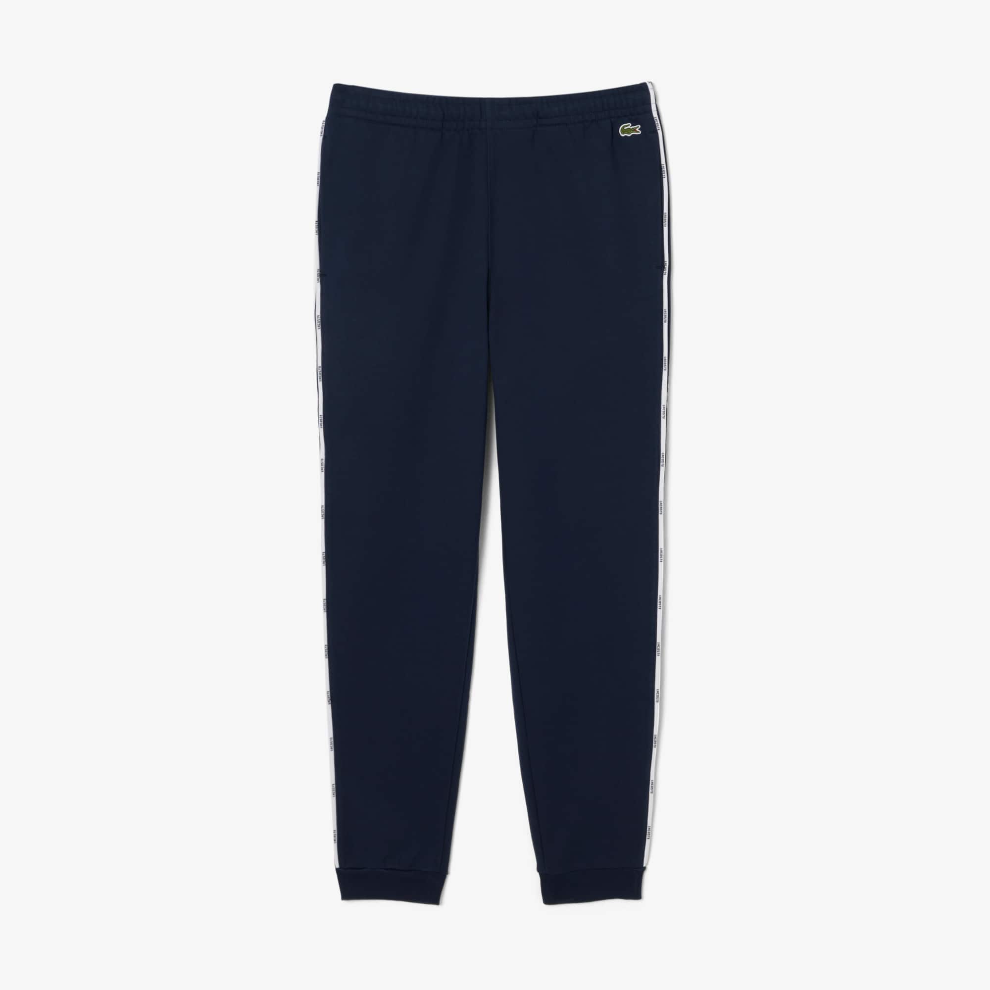 Men's Logo Trim Sweatpants - Navy Blue