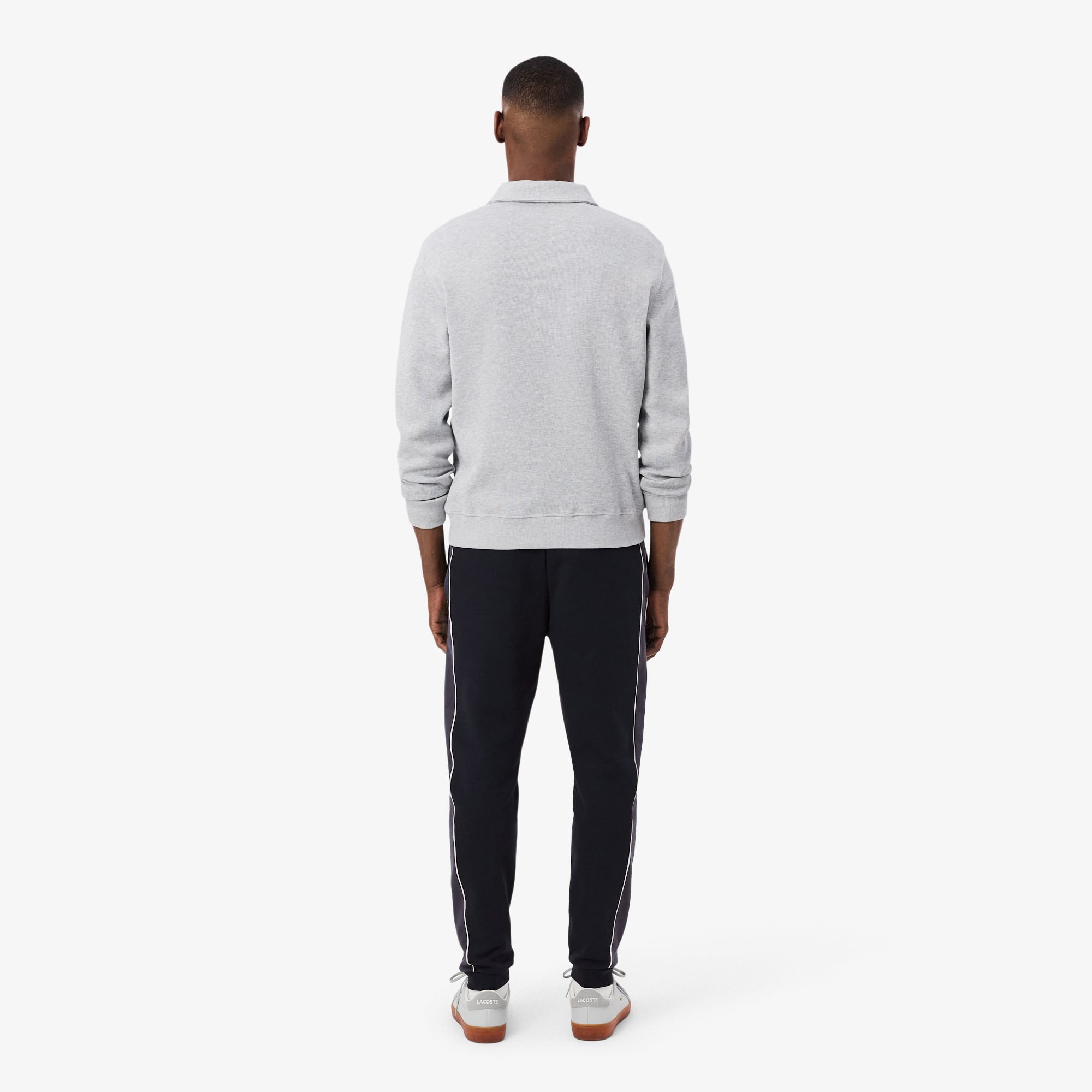 Tapered Leg Sweatpants - Noir / Gris Fonce