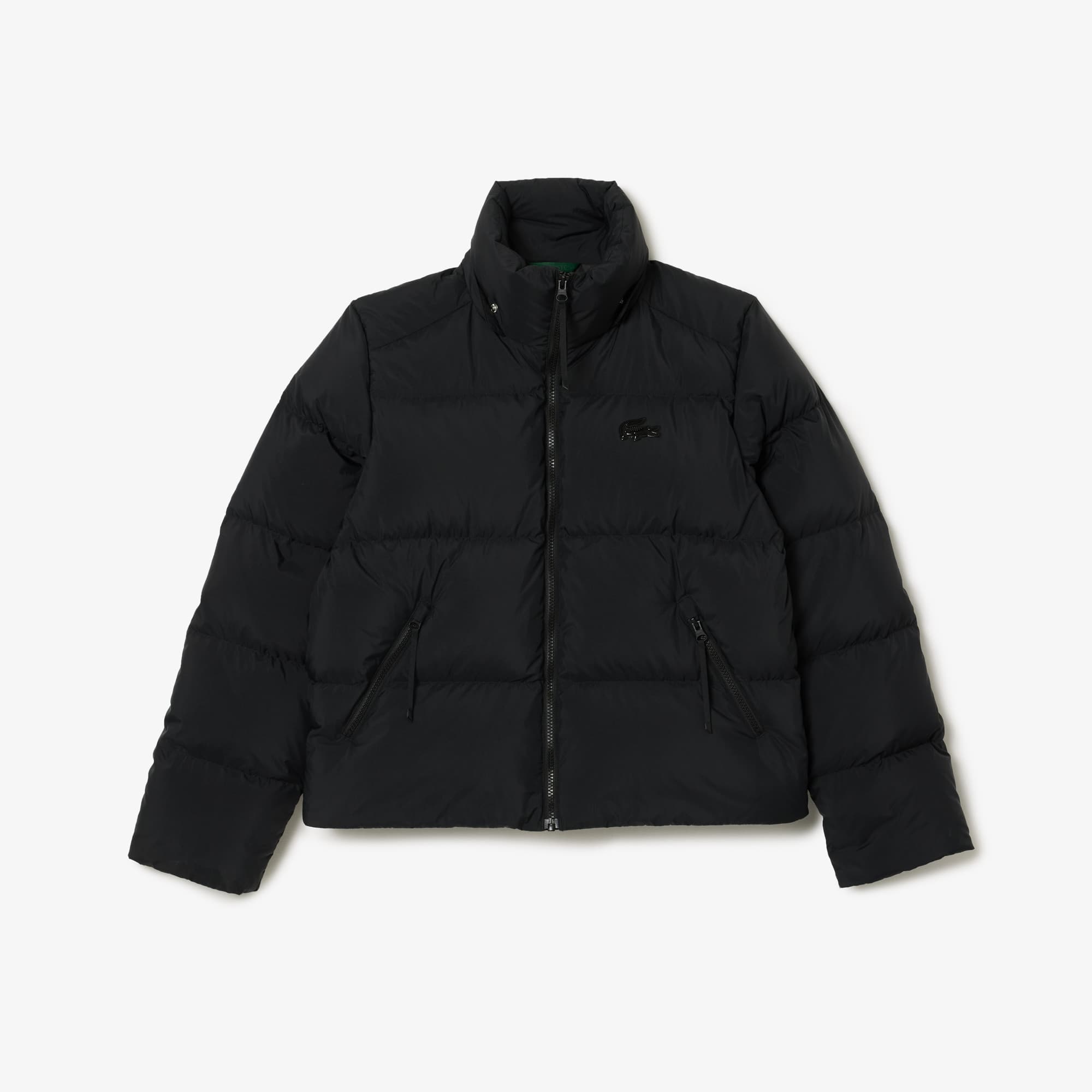 Women's Relaxed Fit Hooded Down Jacket - Black