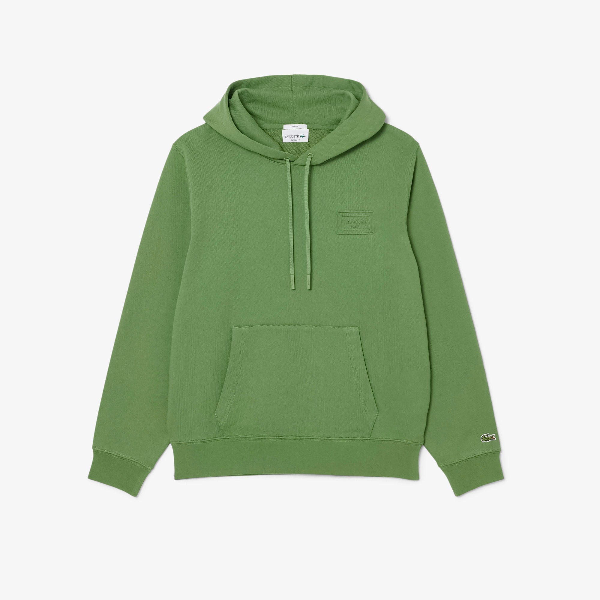 Embossed Branding Hoodie - Green