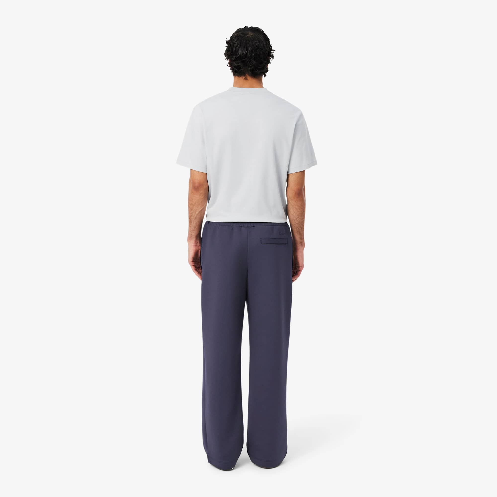 Loose Fit Embroidered Joggers - Dark Grey