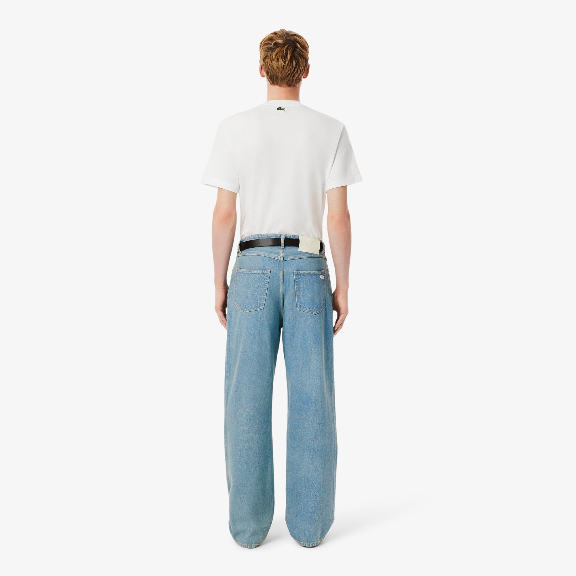 Men's Loose Fit 5-Pocket Denim Jeans - Blue