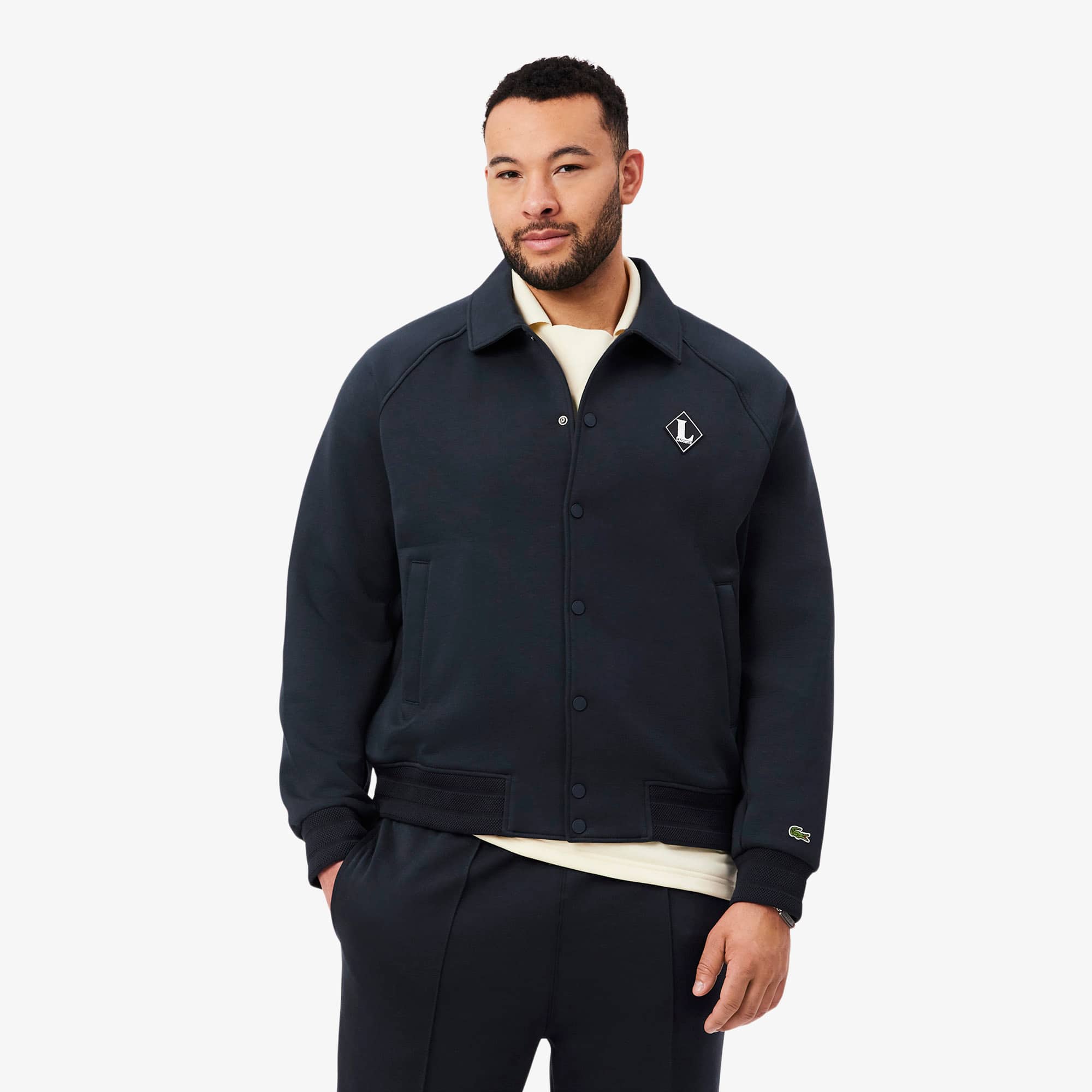 Made In France Retro Badge Jacket - Black