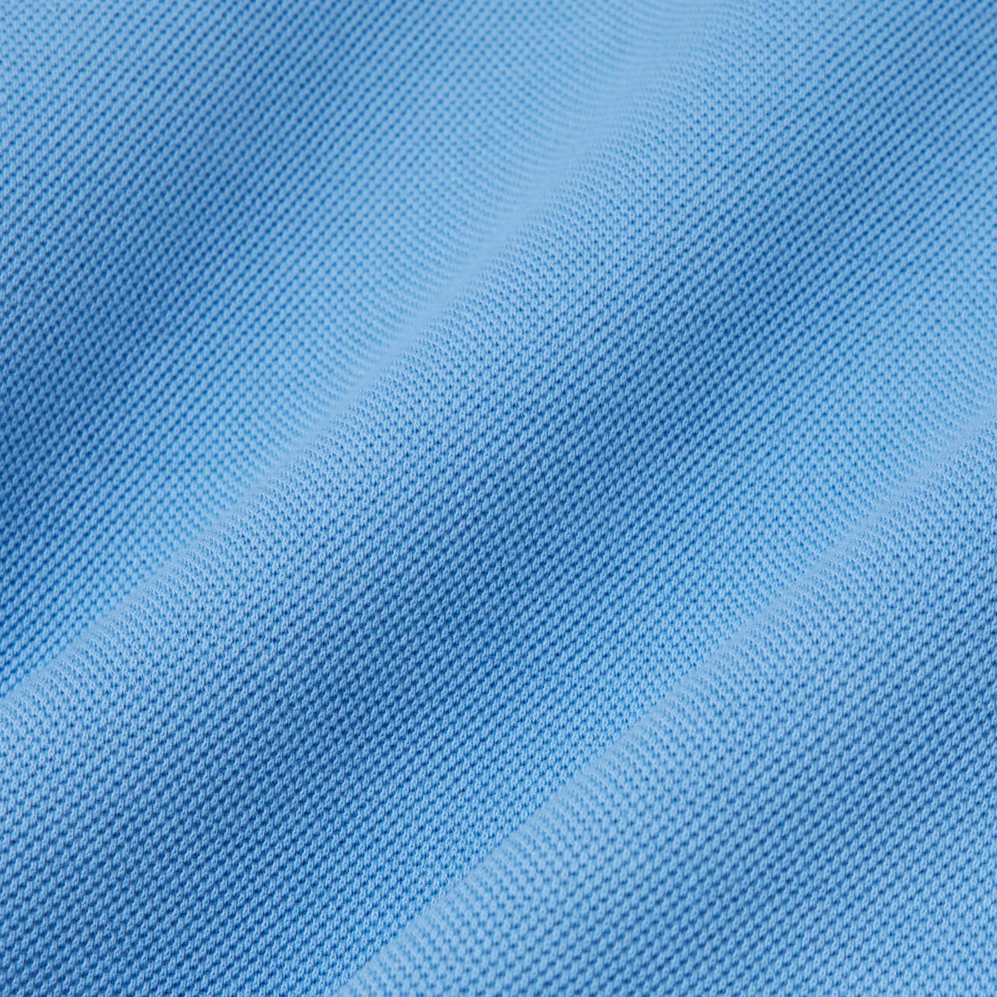Women's Zip-Up Piqué Hoodie - Blue