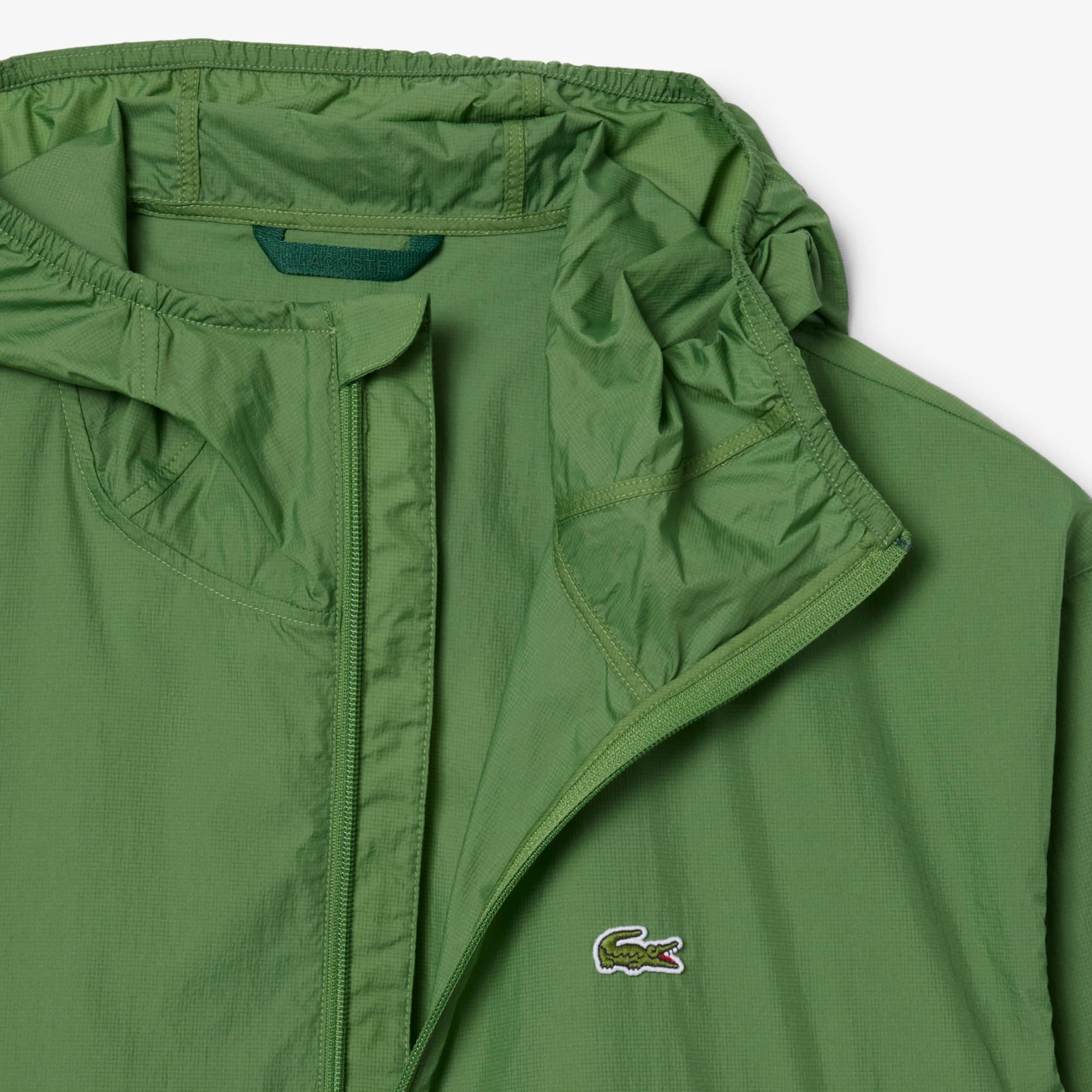 Water-Repellent Lightweight Packable Jacket - Green