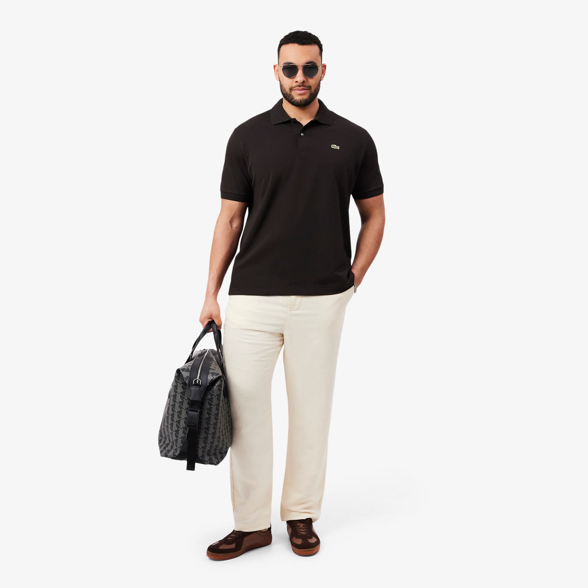 Men's Classic Fit LIGHT Piqué Polo - Brown