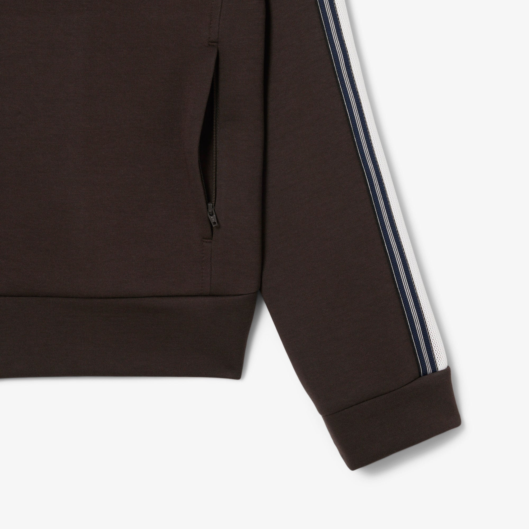 Men's Made In France Zip-Up Sweatshirt - Brown