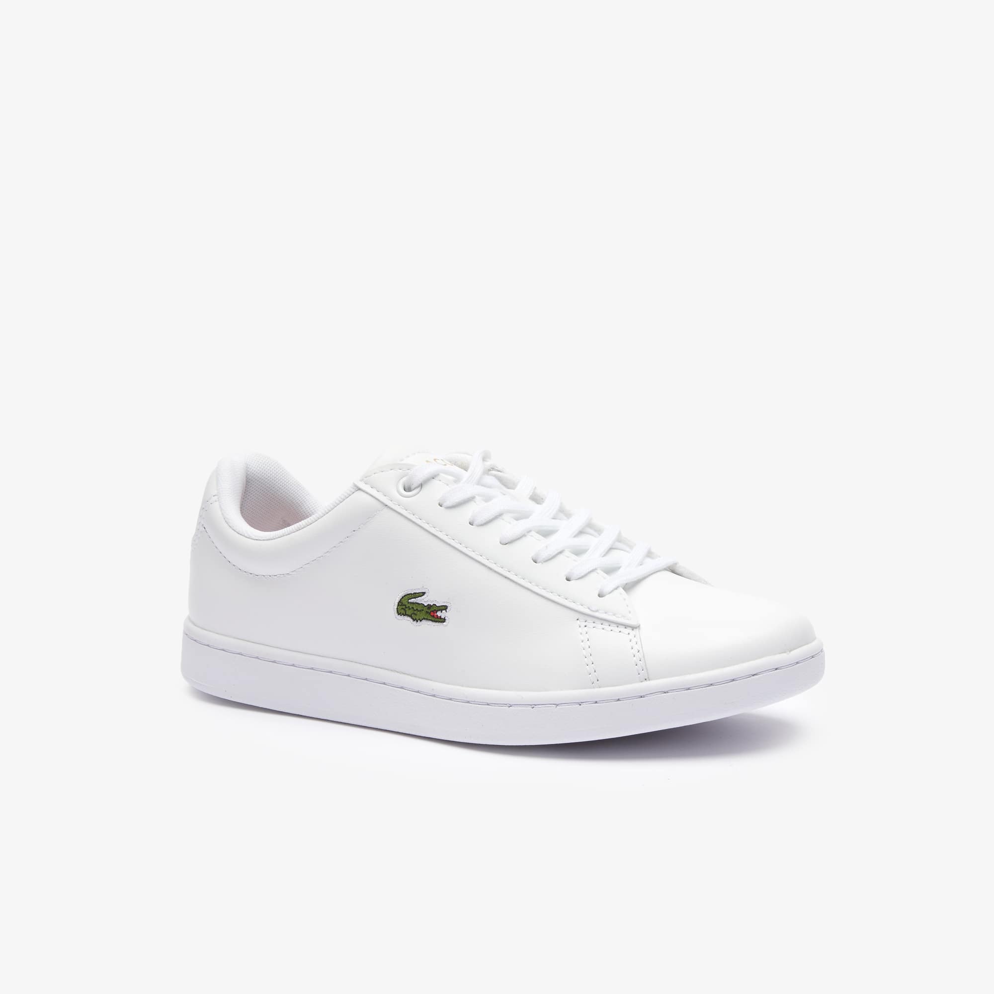 Women's Hydez Leather Sneakers - WHT/GLD
