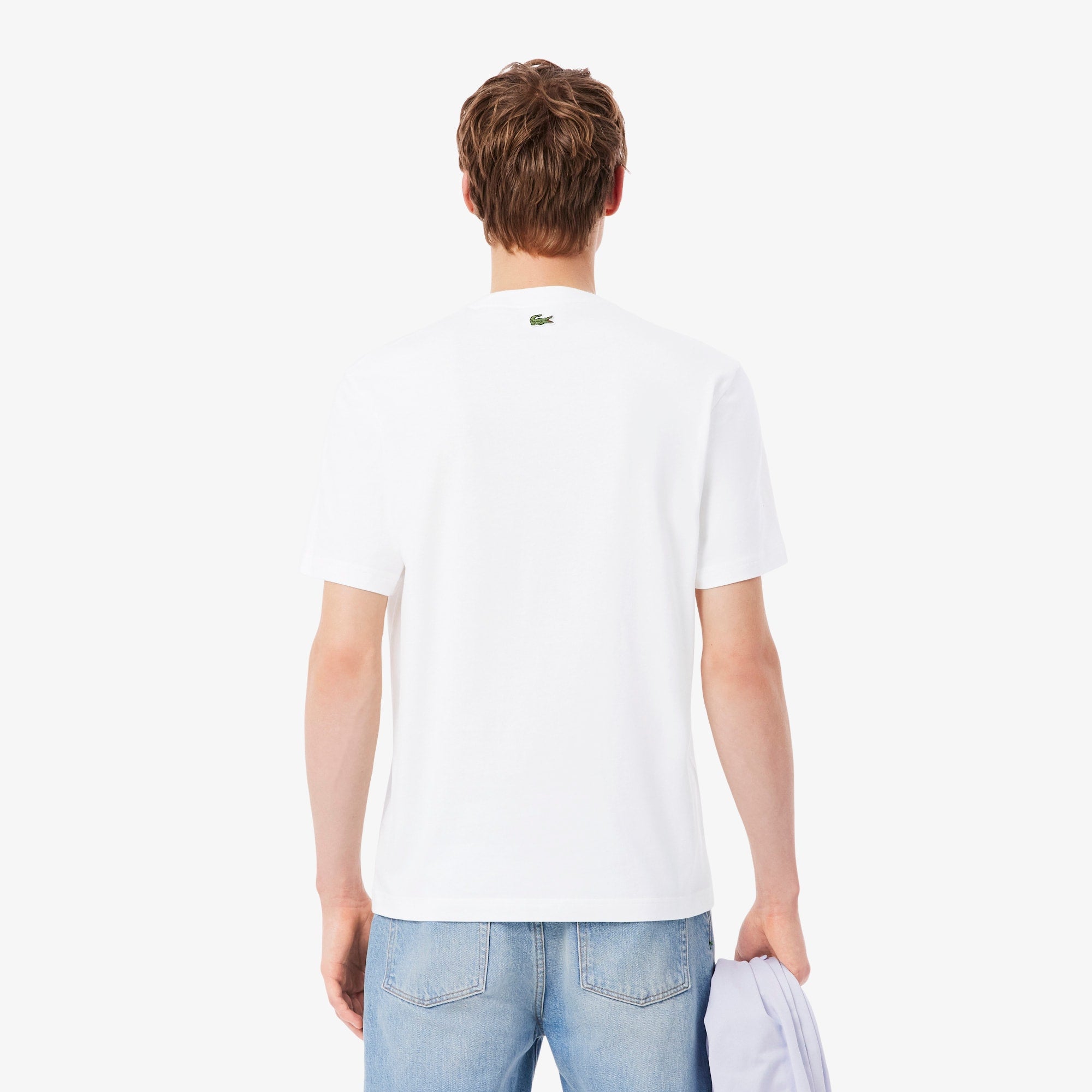 Printed Cotton T-Shirt - White