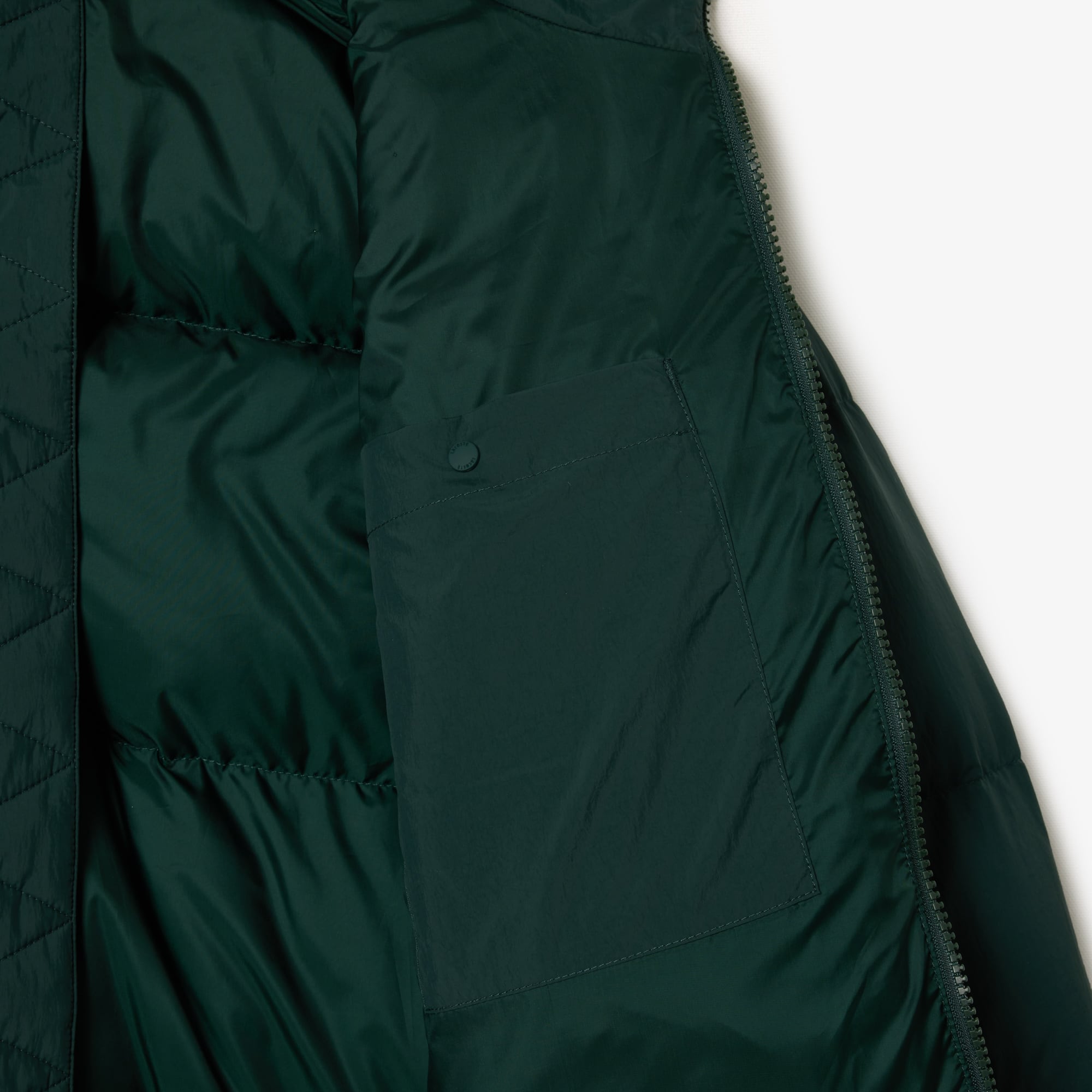 Women's Relaxed Fit Hooded Down Jacket - Forest green