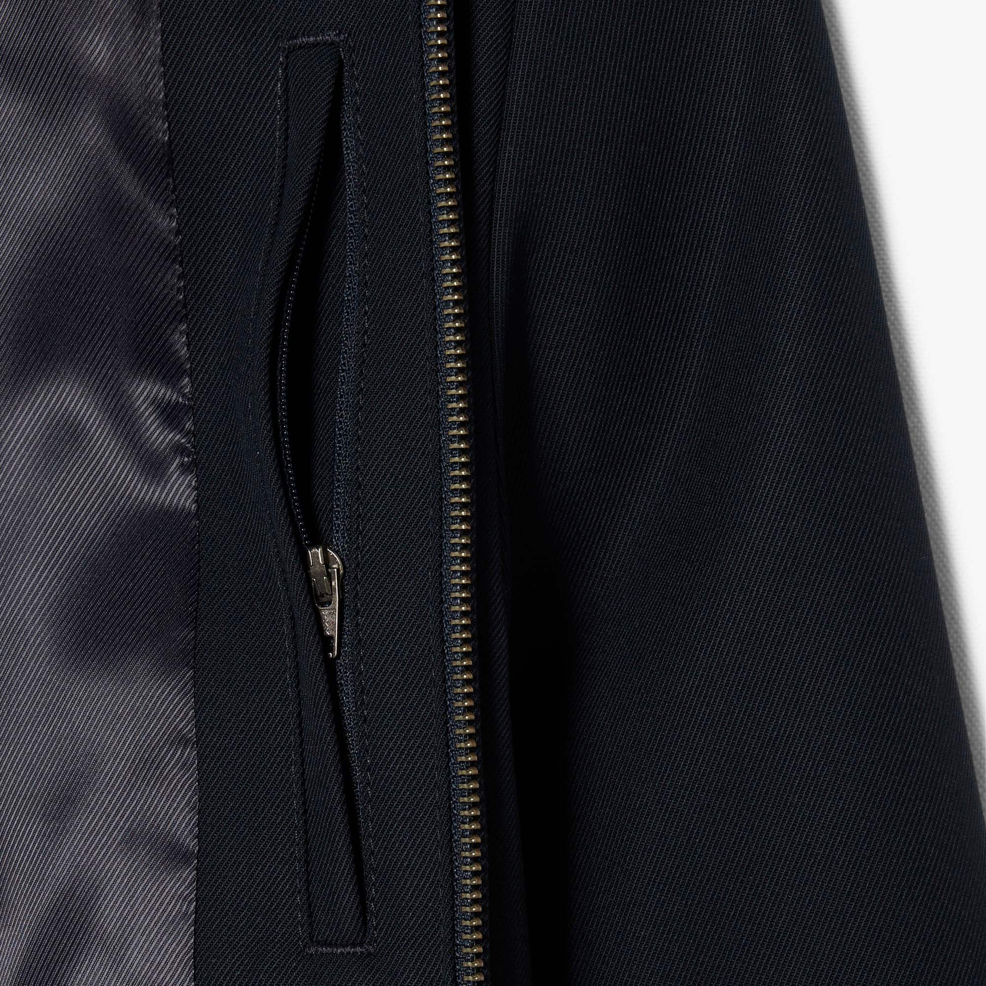 Wool blend Twill Jacket - Black