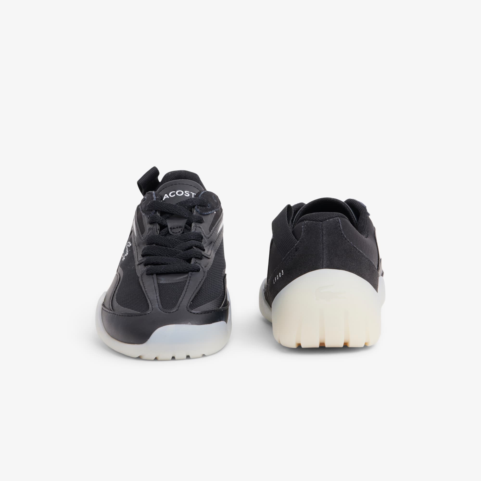 Women's Side Low Sneakers - BLACK/OFFWHITE
