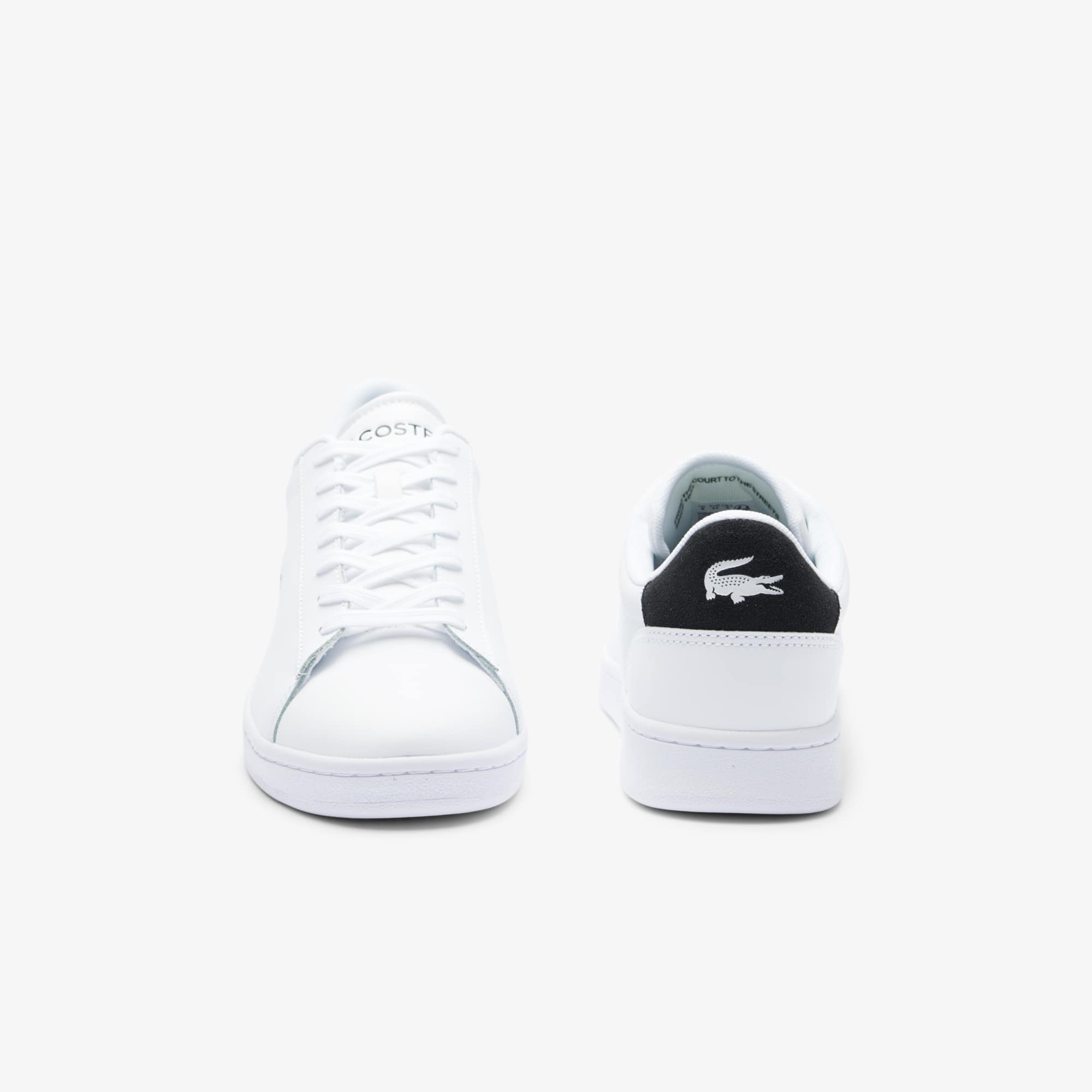 Men's Carnaby Set Leather Sneakers - WHITE/BLACK