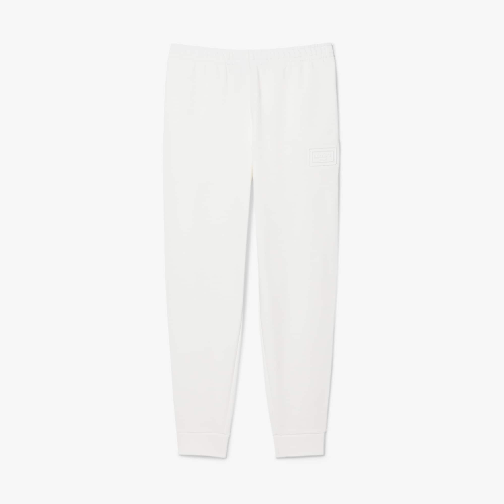 Embossed Branding Sweatpants - White