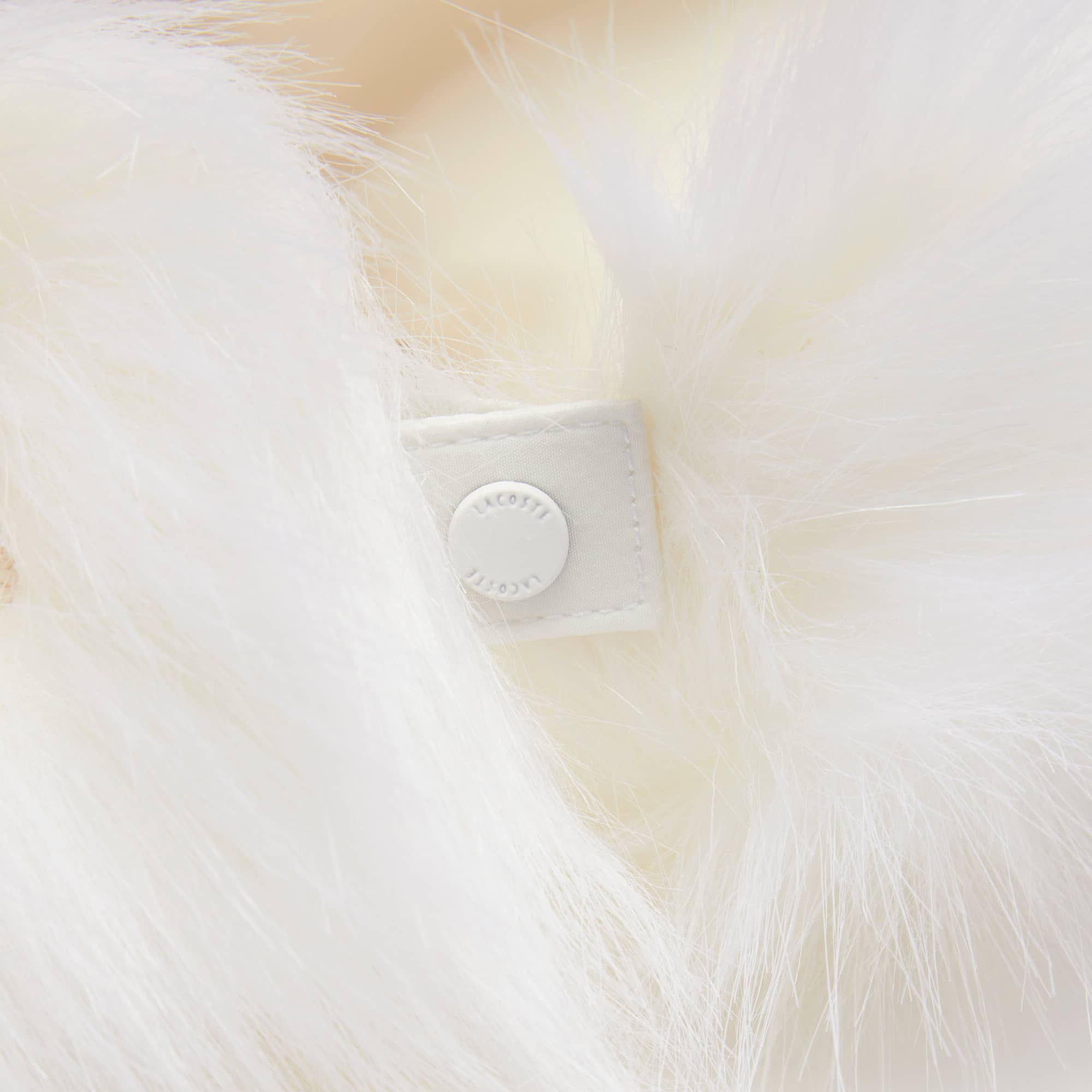 Women's Faux Fur Chapka - White