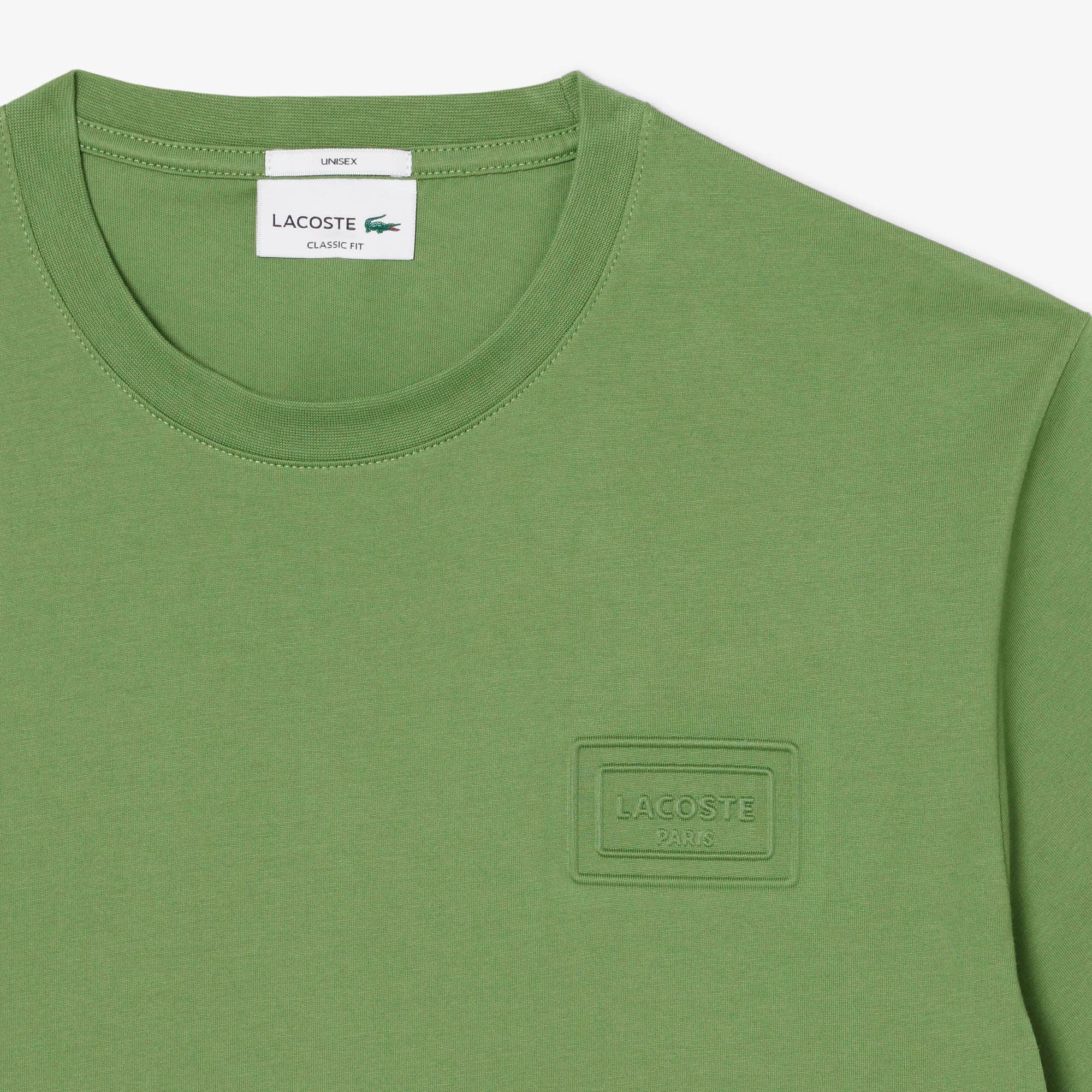 Embossed Branding Jersey T-Shirt - Green