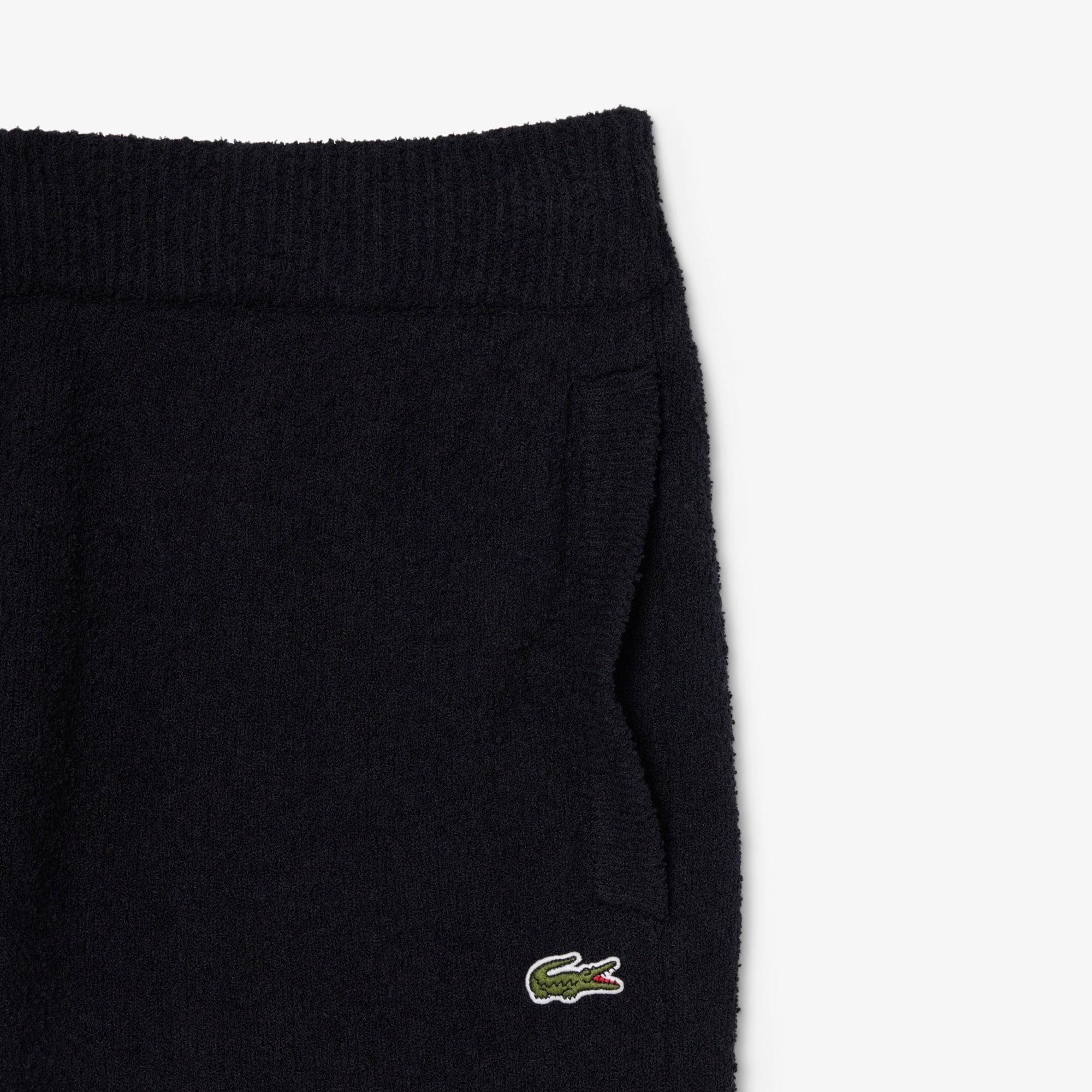 Bouclé Knit Shorts - Black