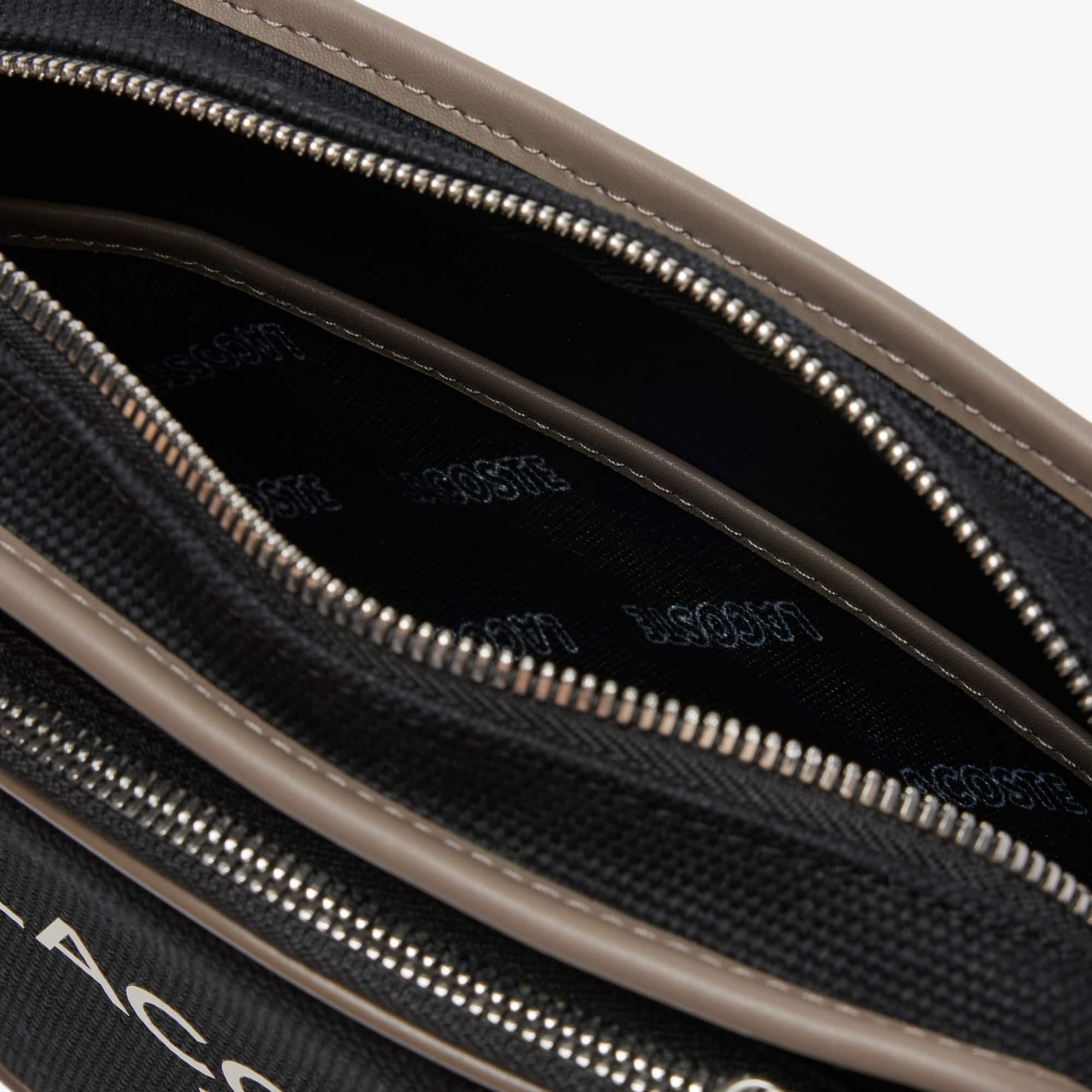Heritage Canvas Shoulder Bag - NOIR MOREL