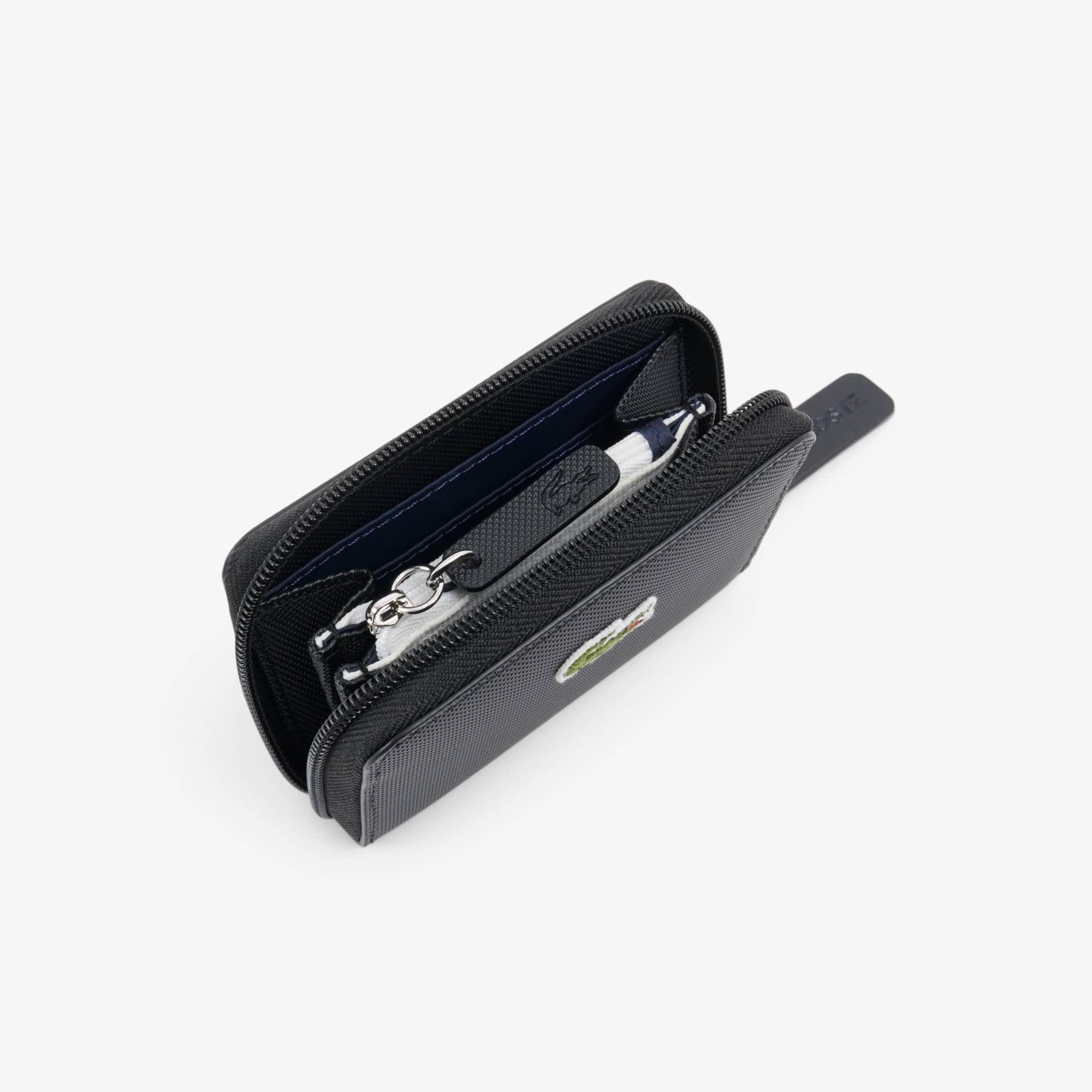 Mini Concept Zipped Coin Purse - Black