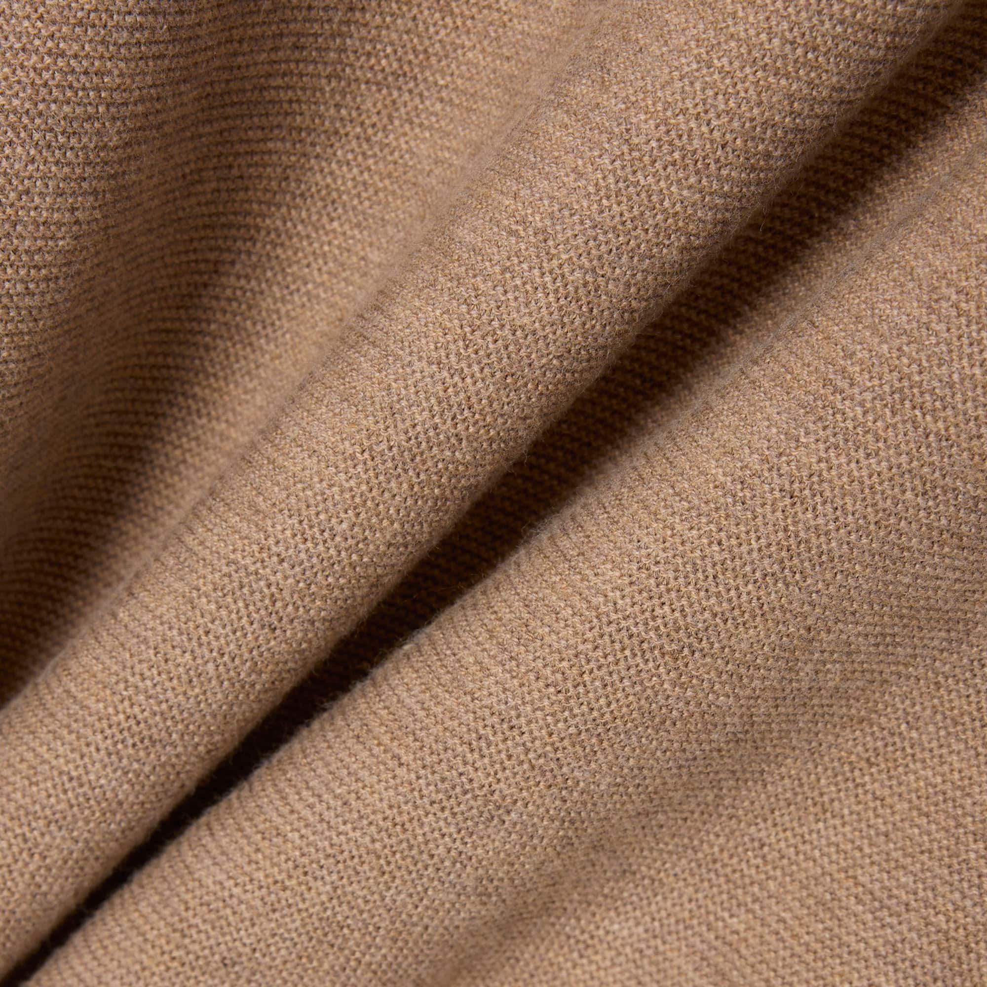 Classic Fit Knitted Polo - Beige
