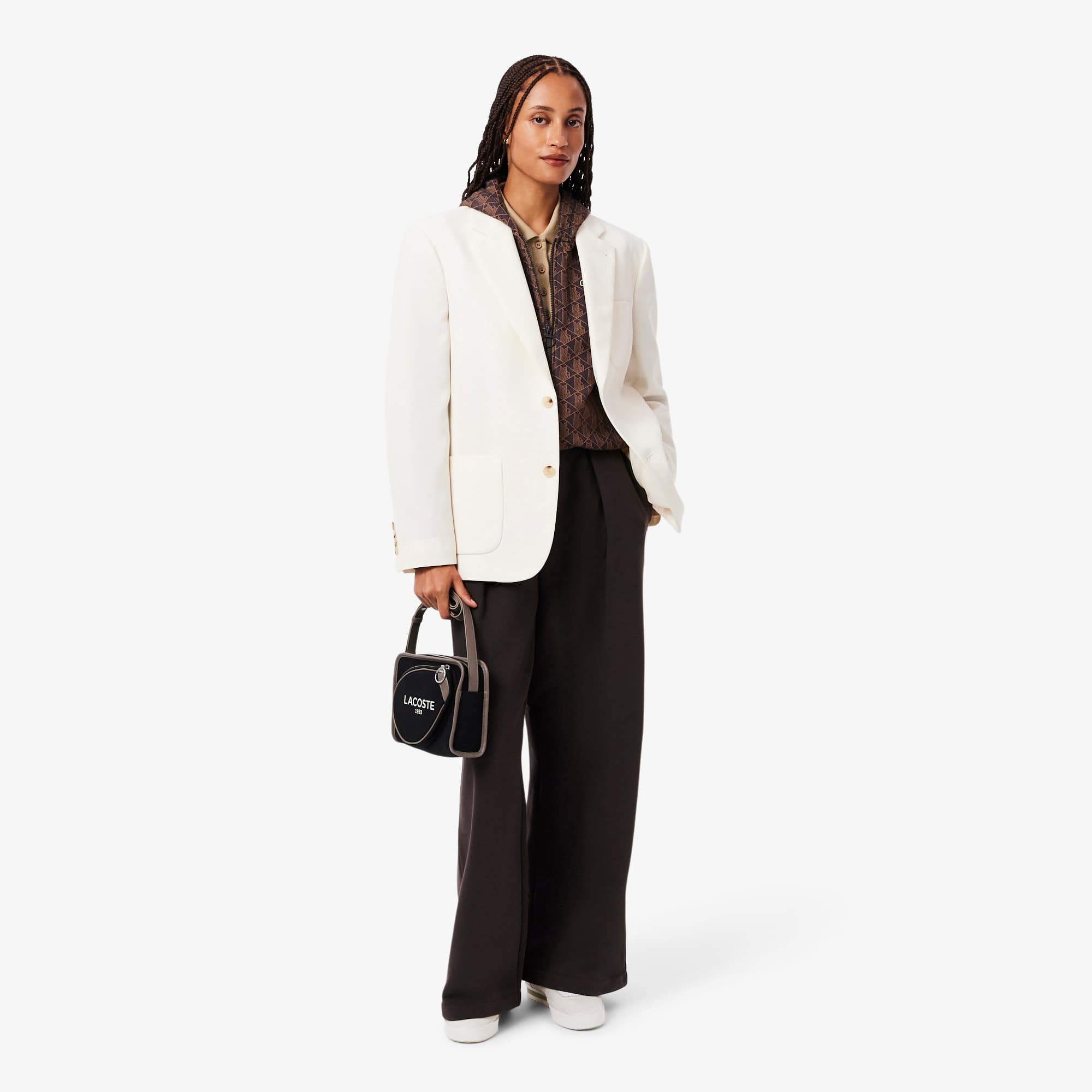 Heritage Canvas Shoulder Bag - NOIR MOREL