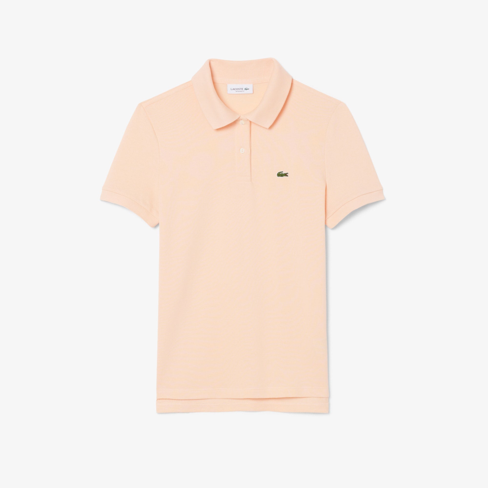 Women's Regular Fit Supple Petit Piqué Polo - Rose Pale