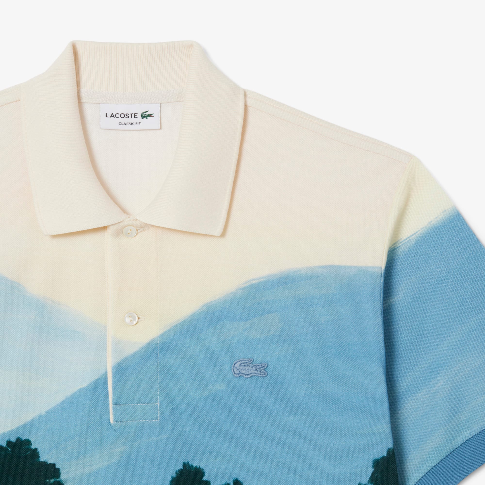 Men's Classic Fit Printed Petit Piqué Polo - Green / Yellow / Green / White / Blue / Pink