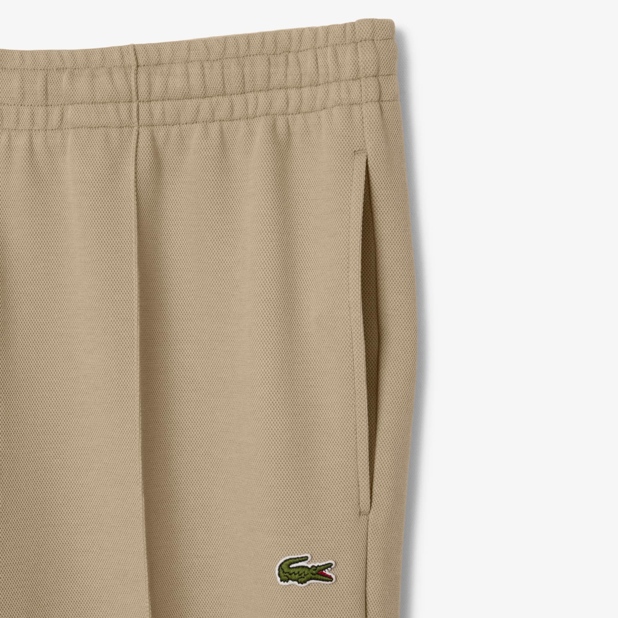 Men's Double Face Piqué Sweatpants - Beige