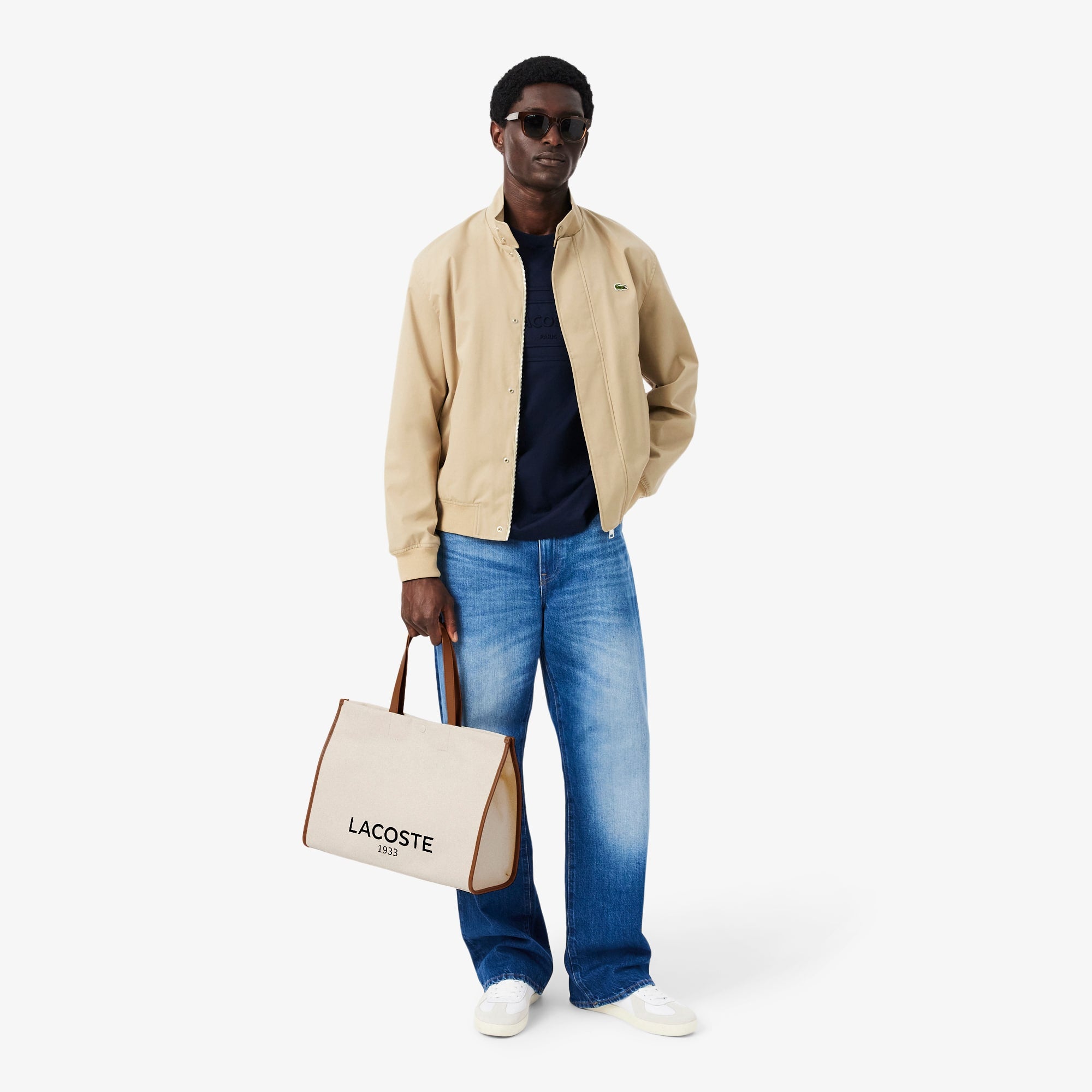 Large Heritage Canvas Tote - Natural tan