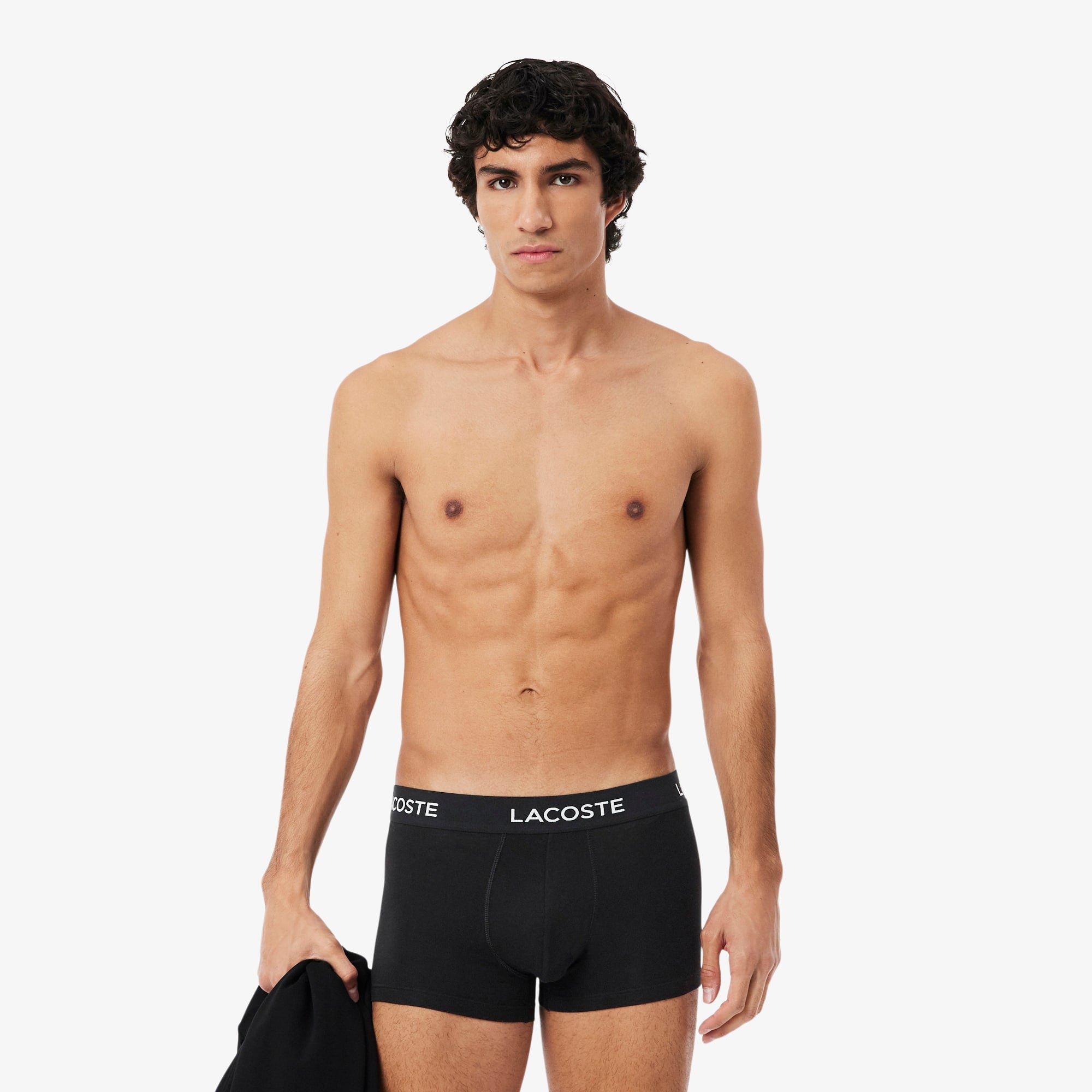 Men's Cotton Jersey Trunks 5-Pack - Black