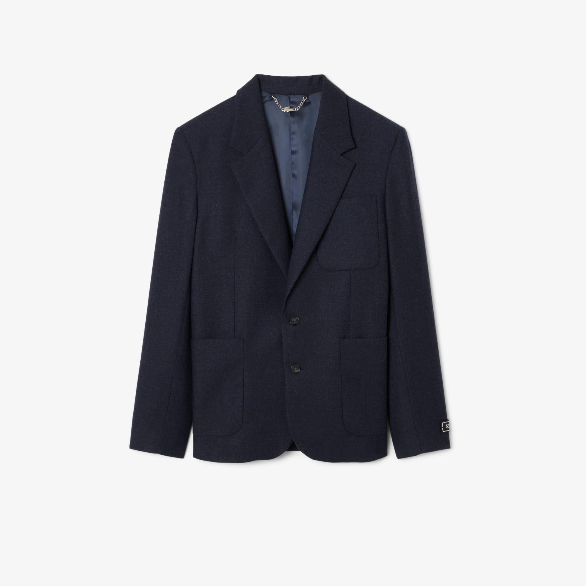 Men's Felted Wool Blazer - Blue