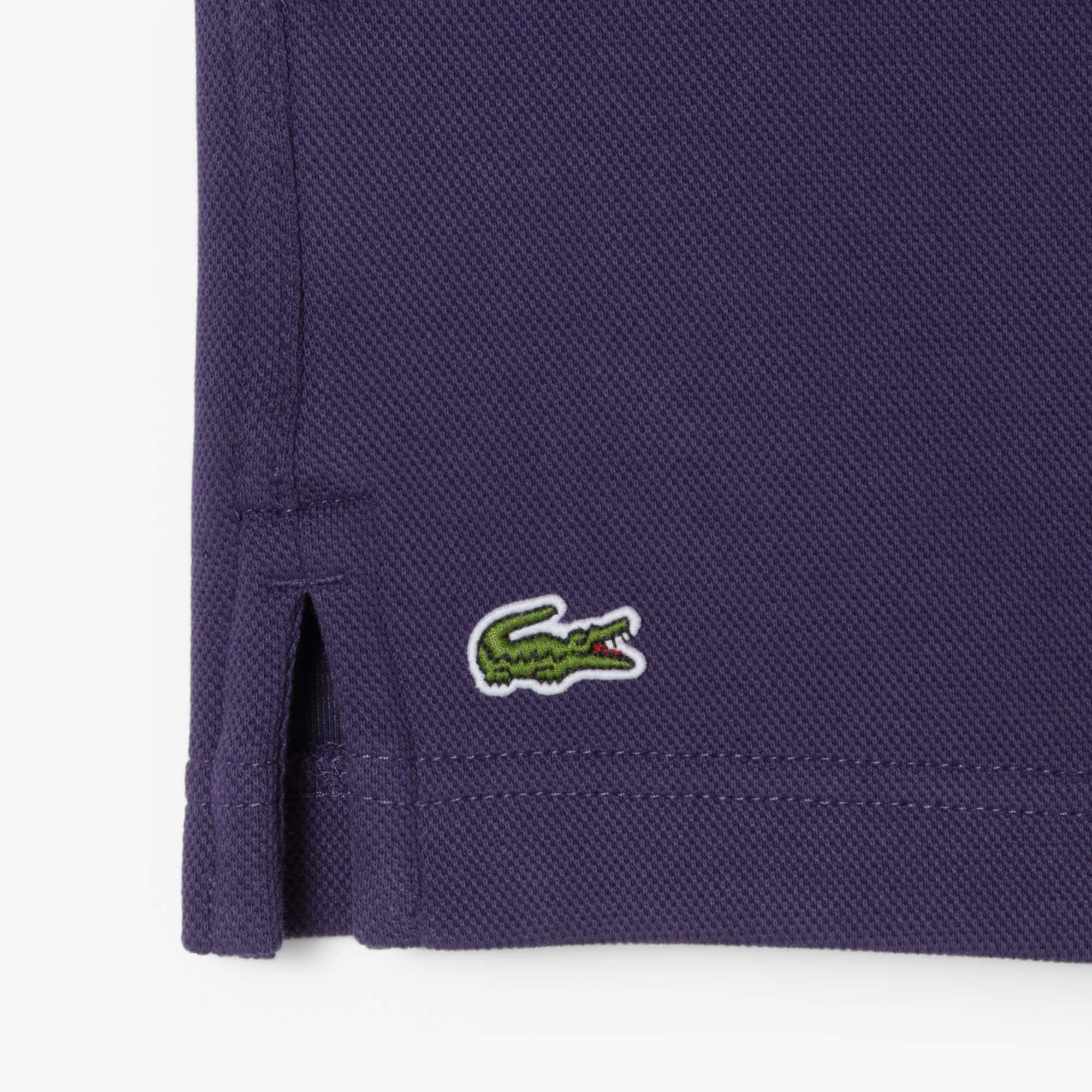 Women's Double Face Piqué Shorts - Purple