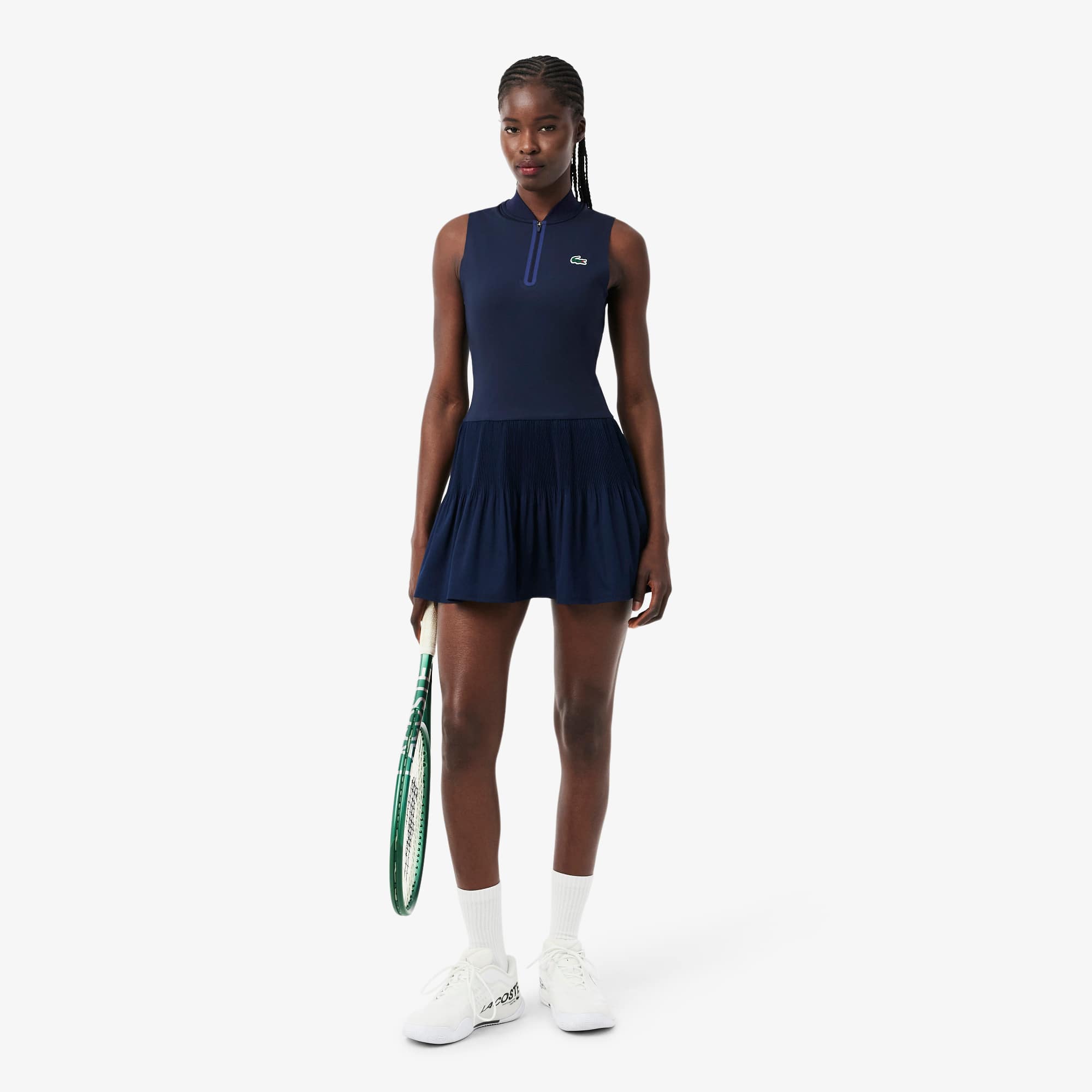 Ultra Dry Stretch Tennis Dress with Liner - Navy Blue