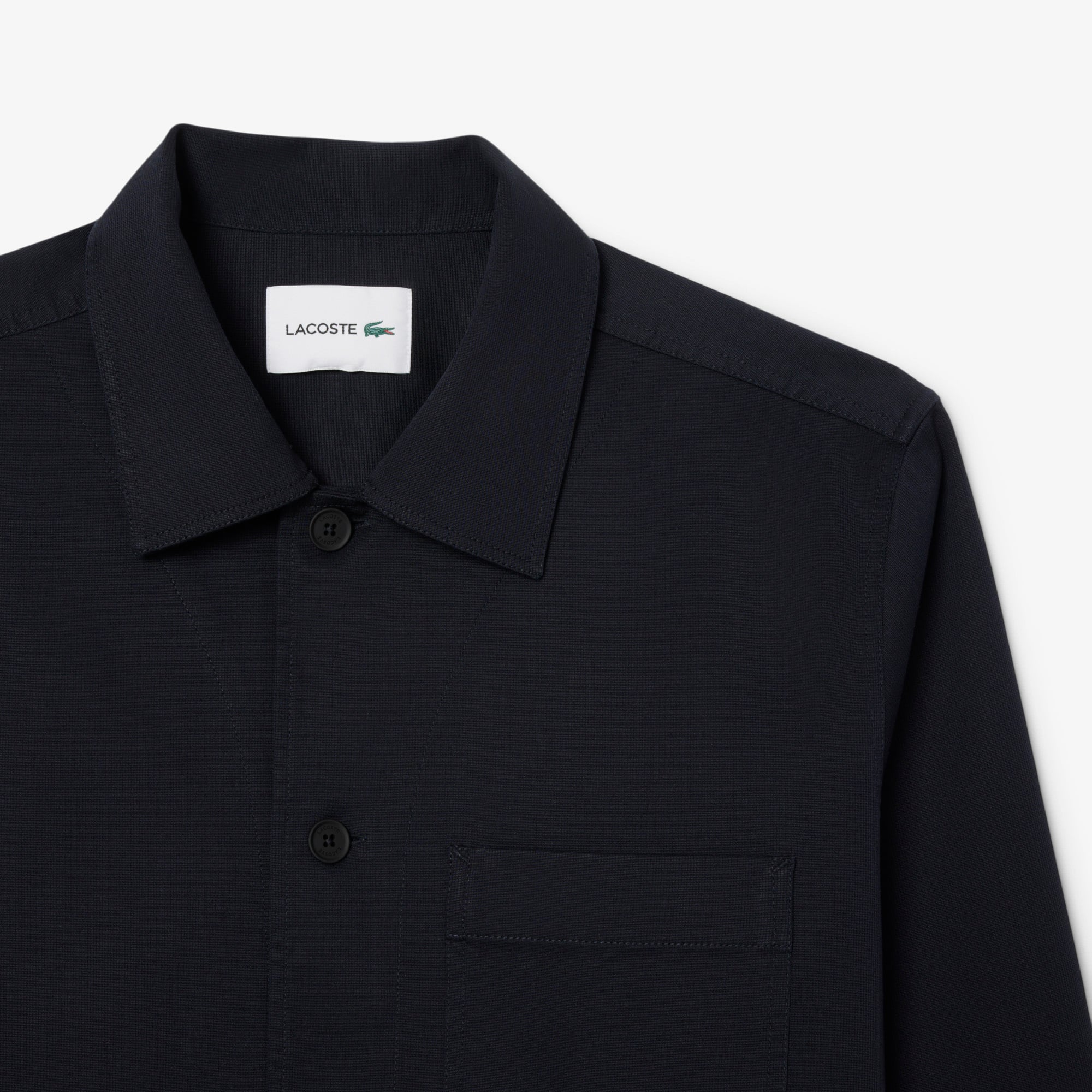 Men's Cotton Overshirt Jacket - Abysm blue