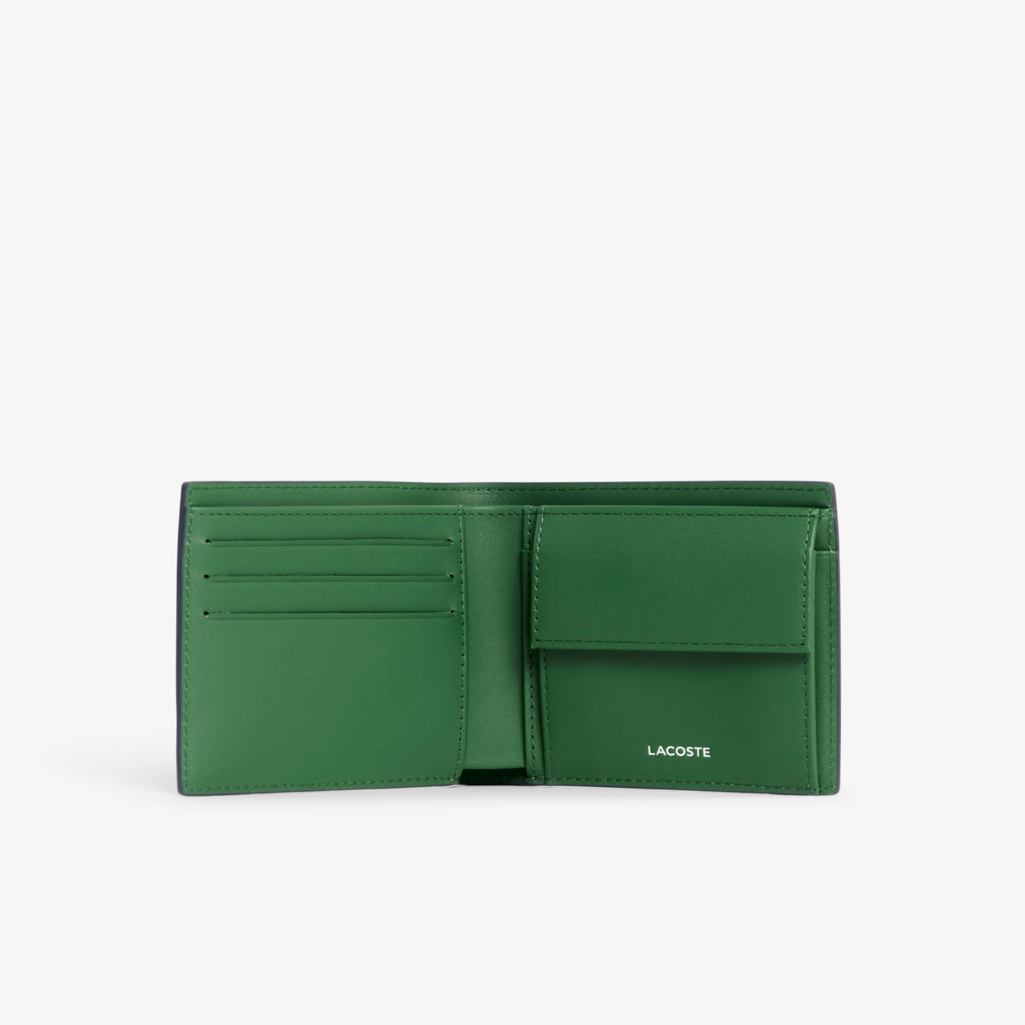 Medium FG Leather Billfold - Vert