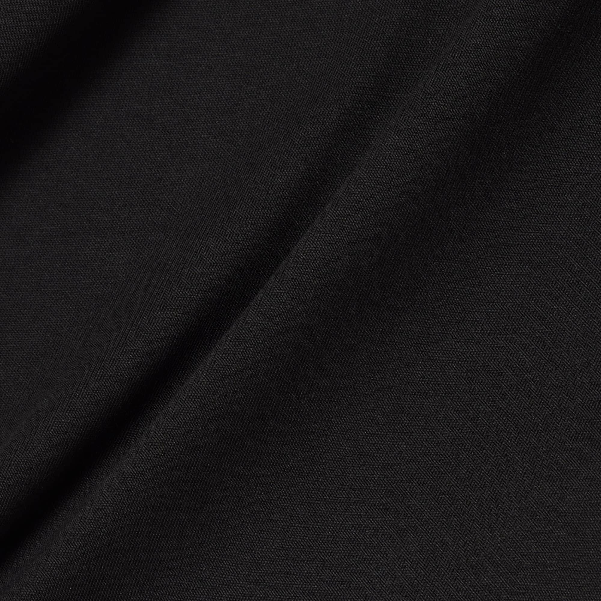 Casual Cotton Jersey T-Shirt - Black