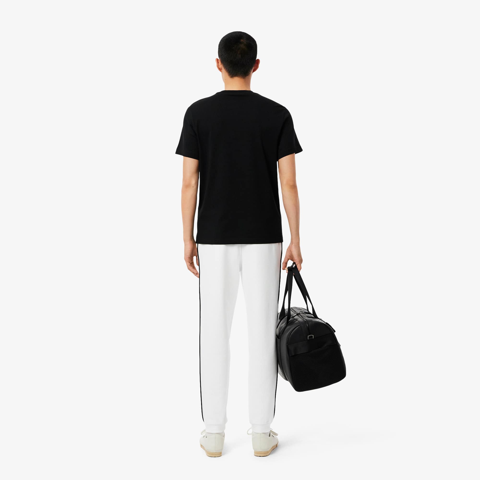 Men's Logo Trim Sweatpants - White