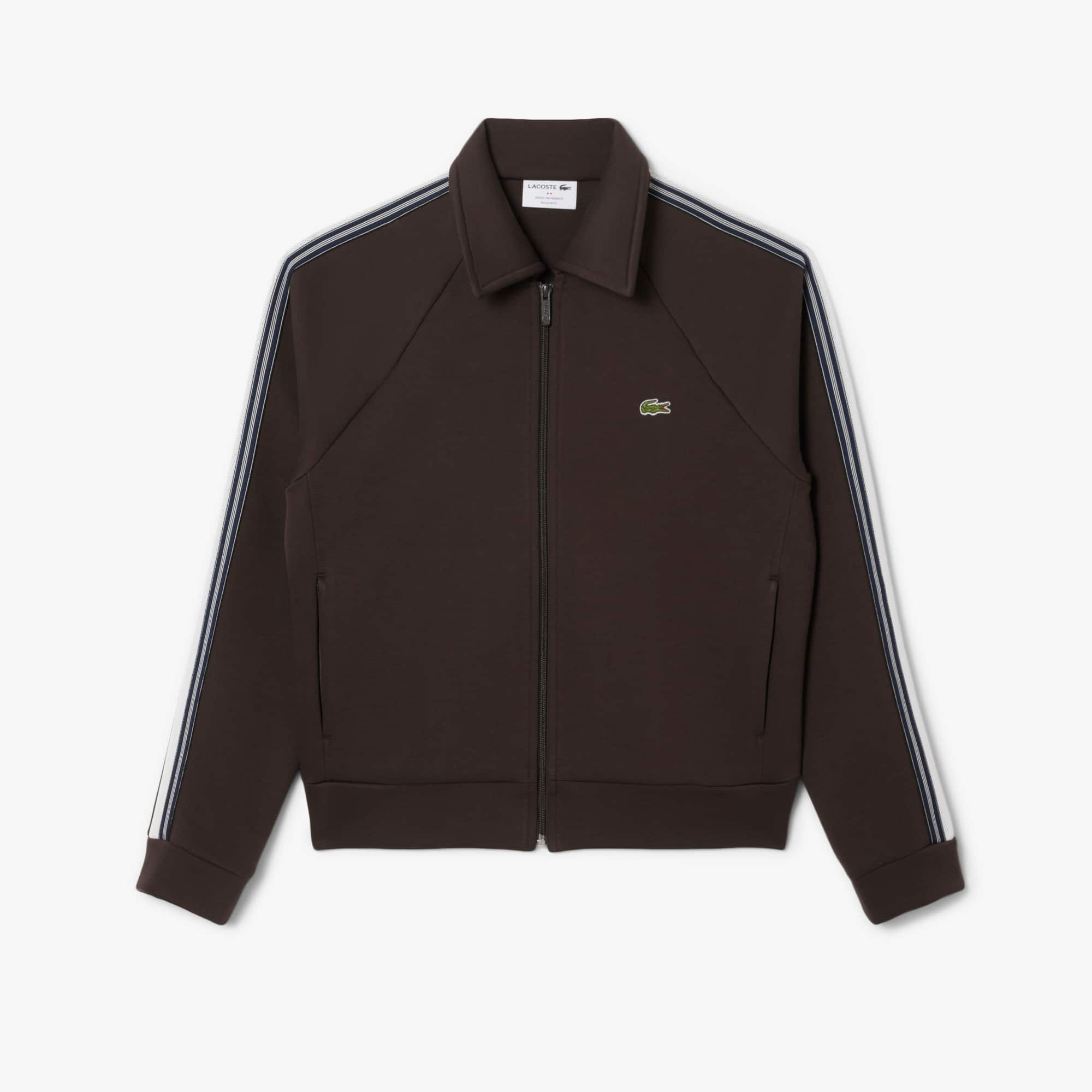 Men's Made In France Zip-Up Sweatshirt - Brown