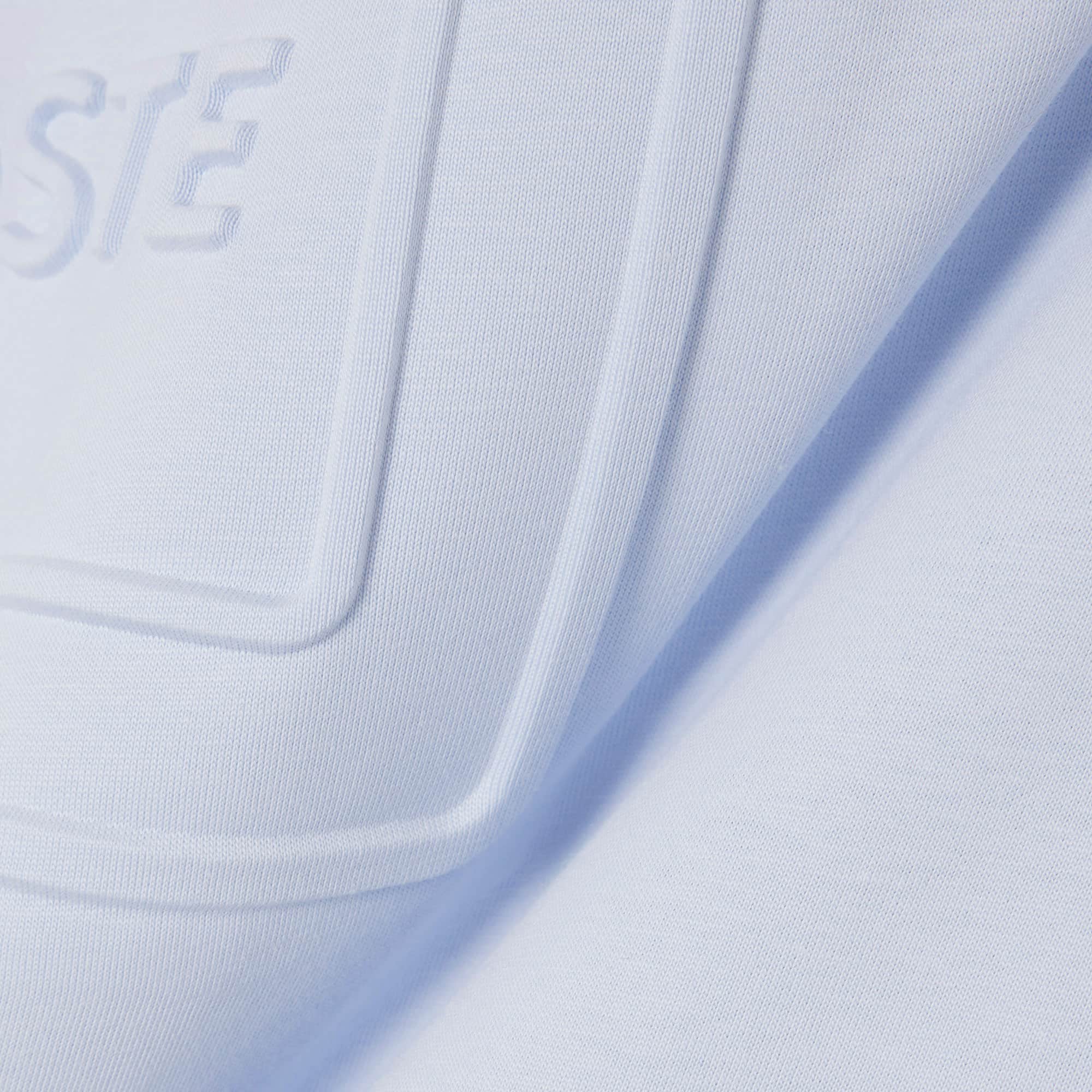Embroidered Cotton T-Shirt - Phoenix blue