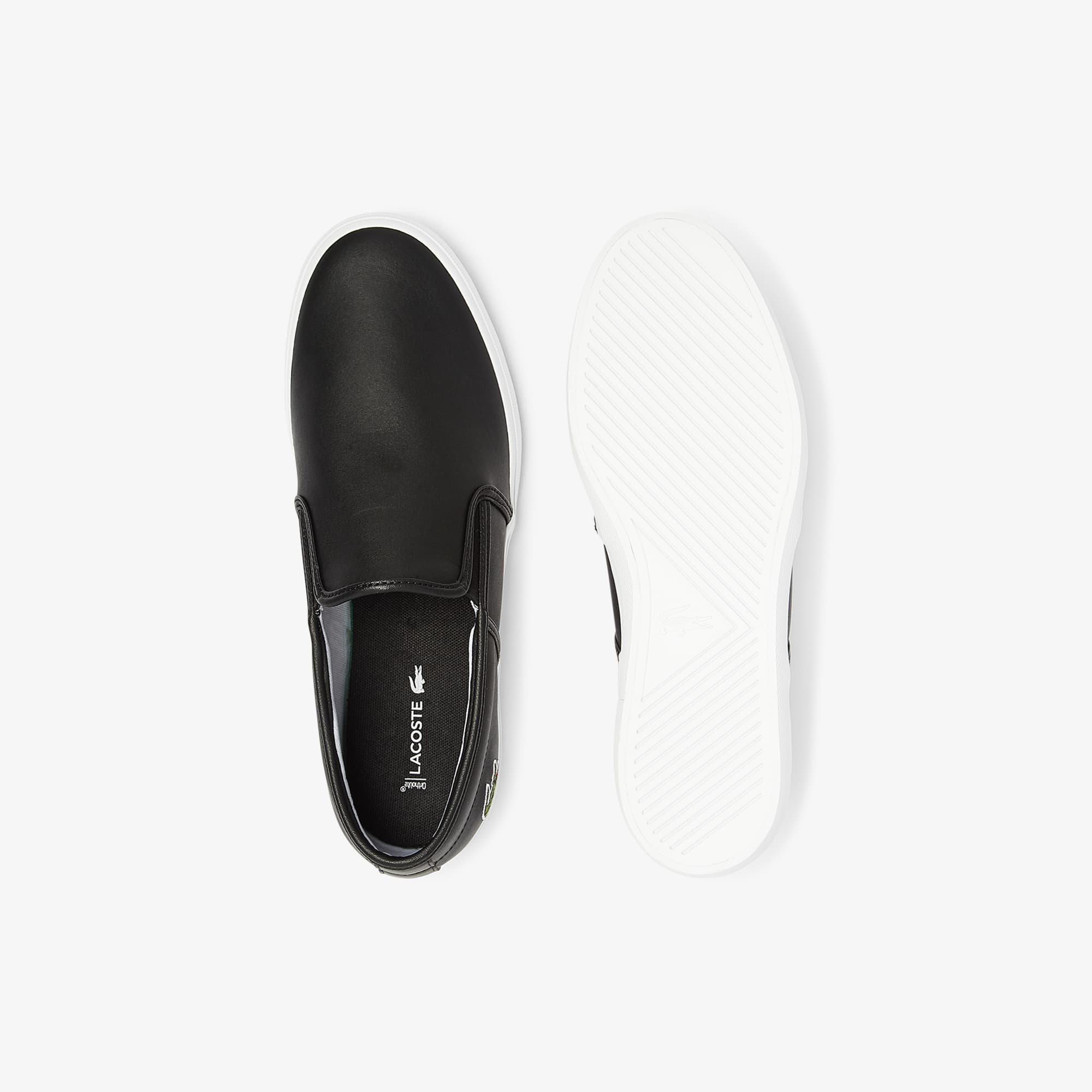 Men's Tatalya Leather Slip-On - Black & White