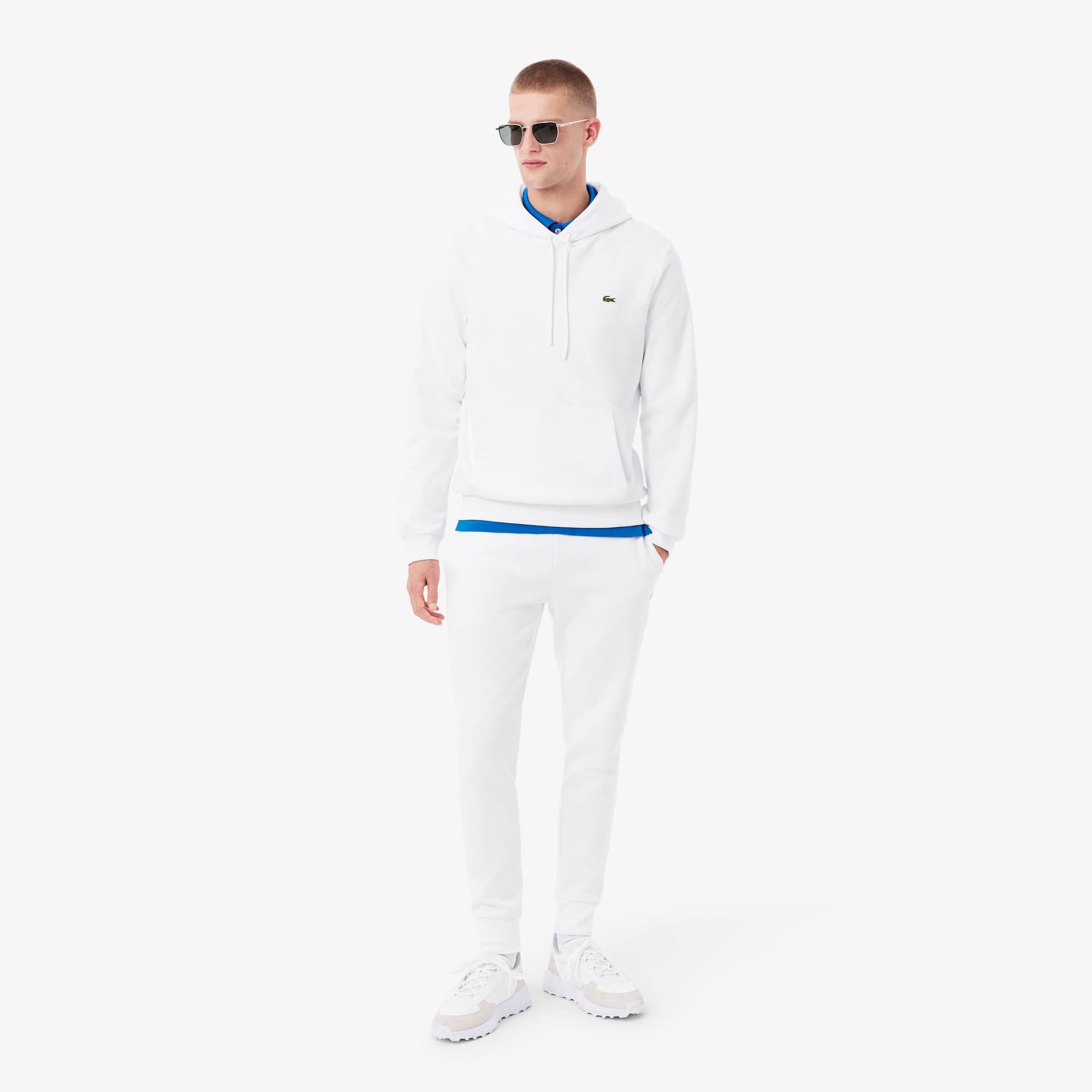 Men's Slim Fit Piqué Polo - Blue
