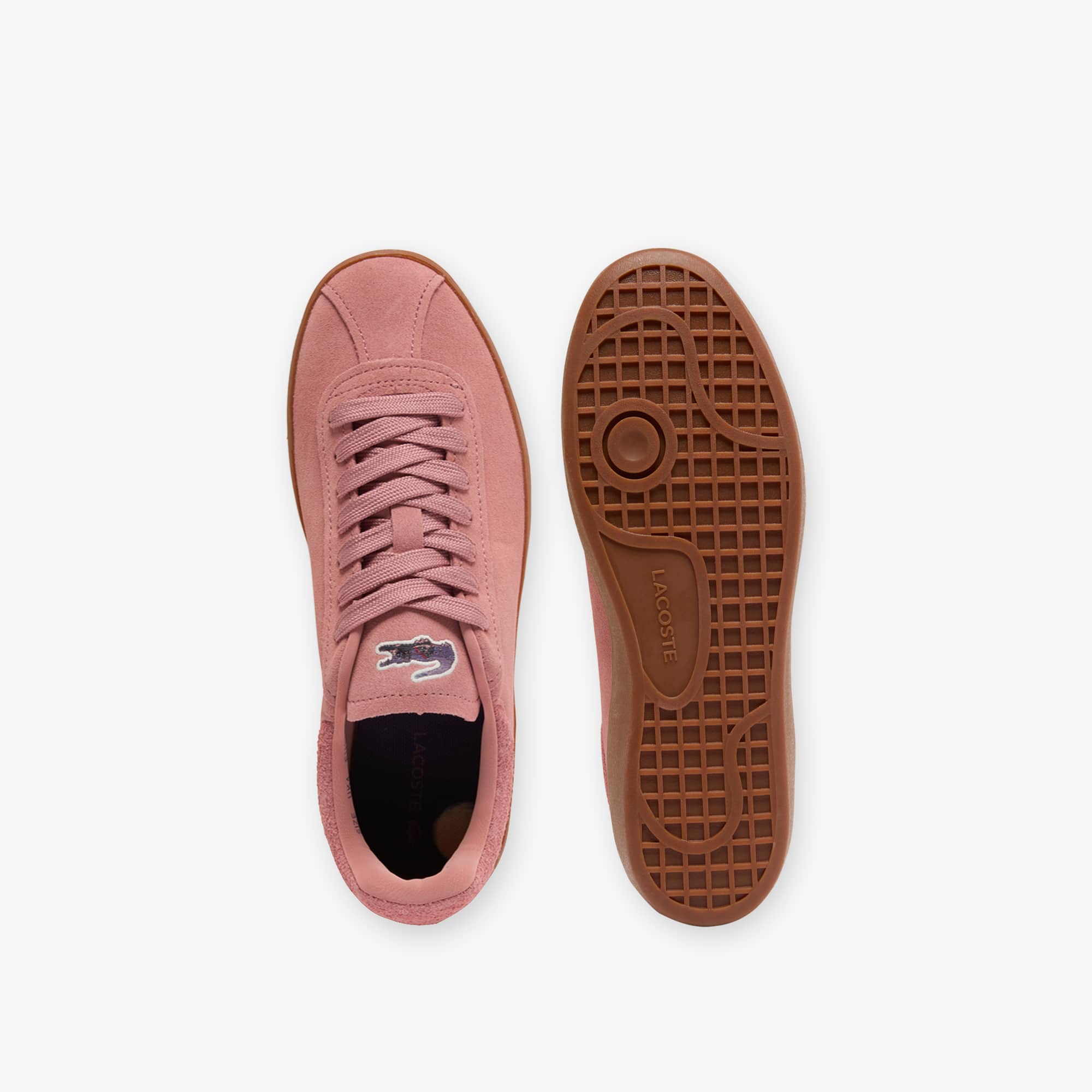 Women's Baseshot Leather Sneakers - PNK/GUM
